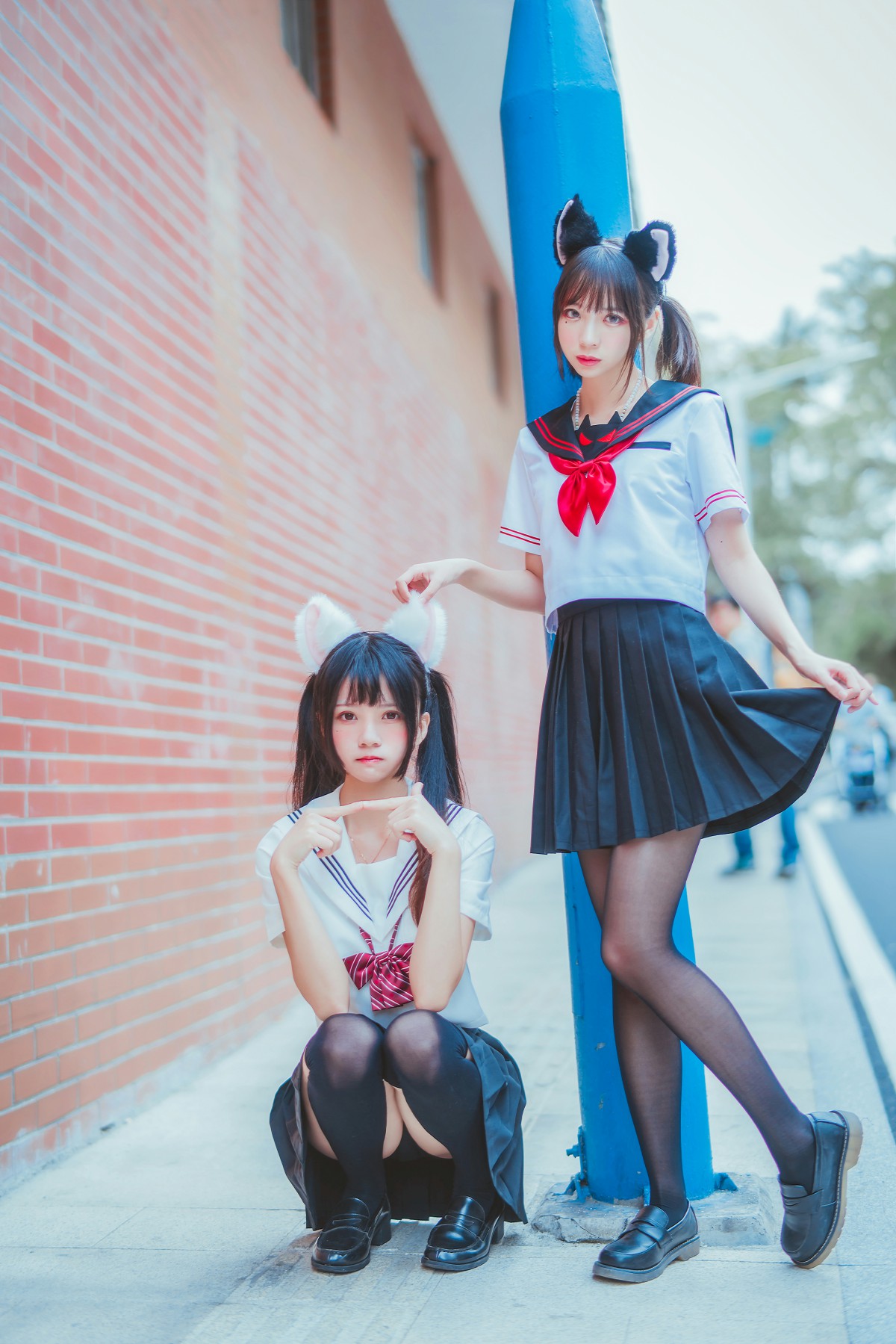 图片[7]-萝莉风COS 桜桃喵&amp;疯猫ss – JK百合2 – COSPLAY-御萝岛屿