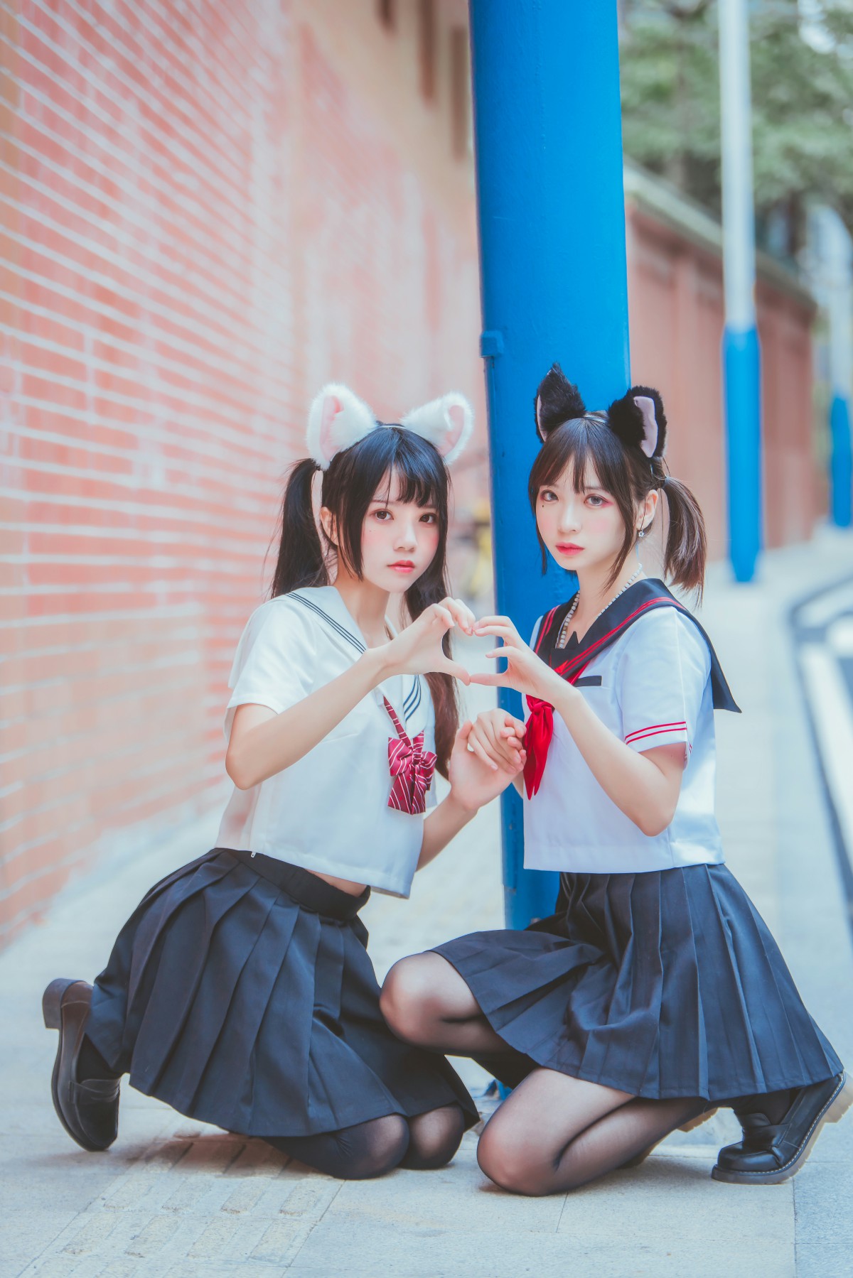 图片[8]-萝莉风COS 桜桃喵&amp;疯猫ss – JK百合2 – COSPLAY-御萝岛屿