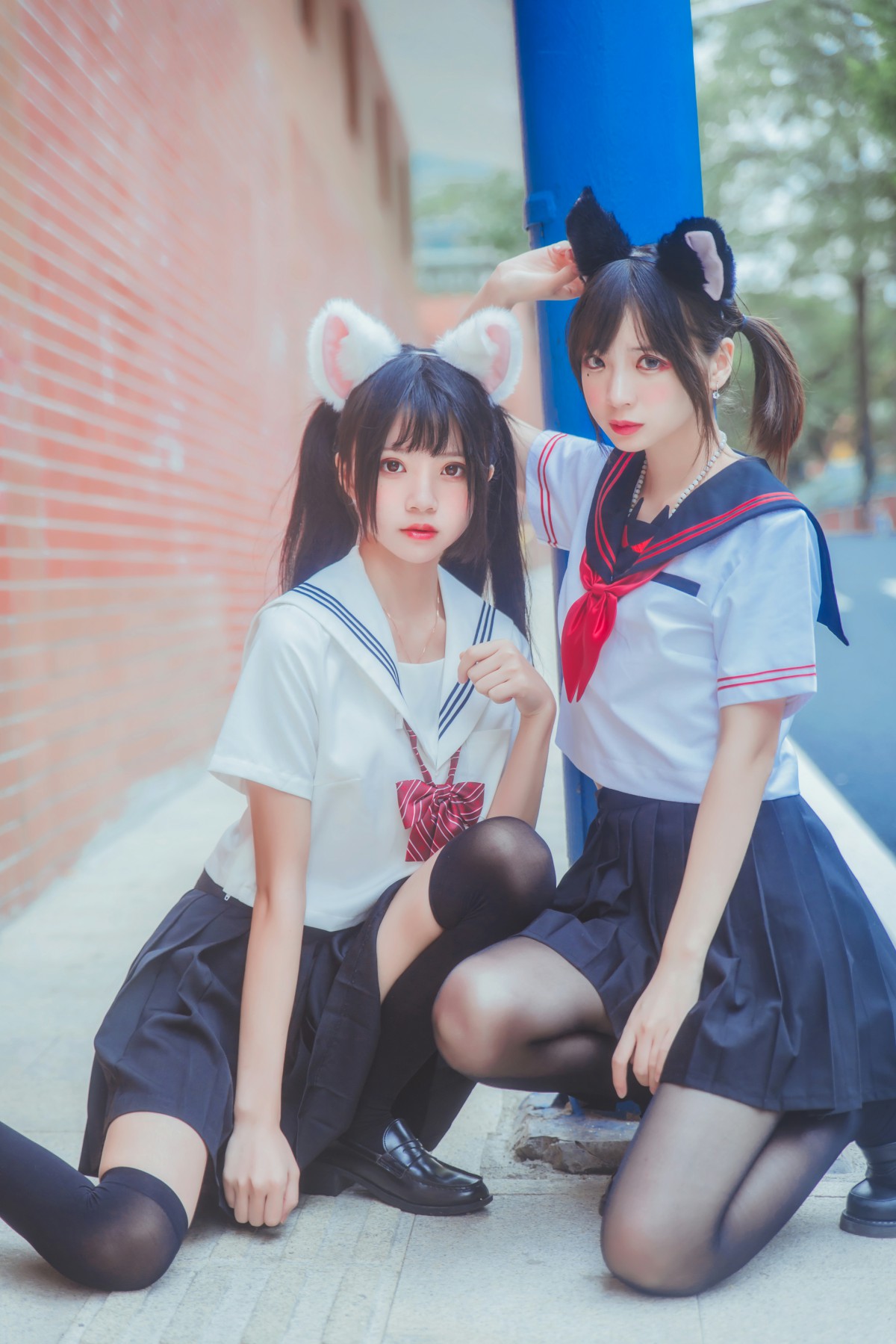 图片[11]-萝莉风COS 桜桃喵&amp;疯猫ss – JK百合2 – COSPLAY-御萝岛屿