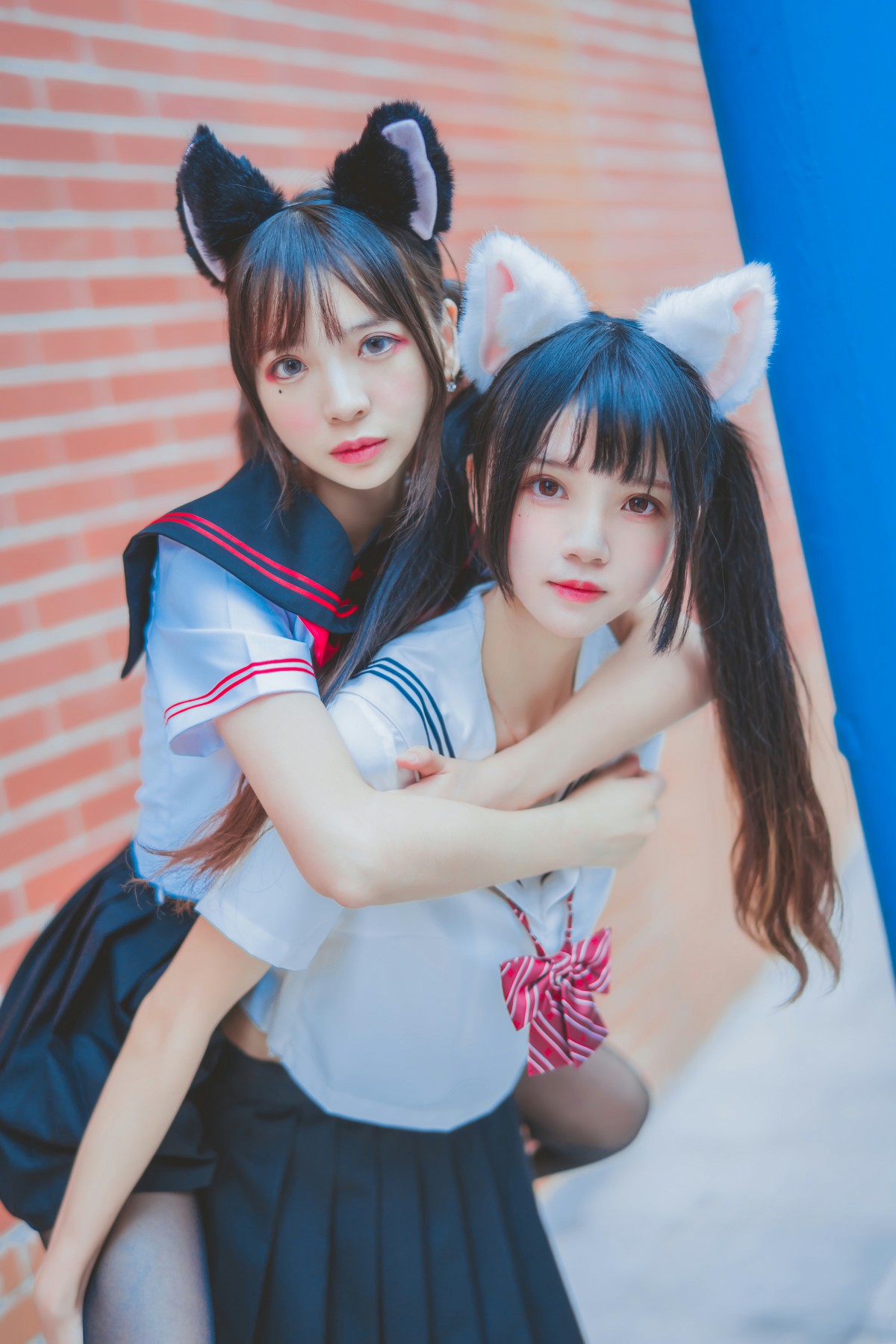 图片[18]-萝莉风COS 桜桃喵&amp;疯猫ss – JK百合2 – COSPLAY-御萝岛屿