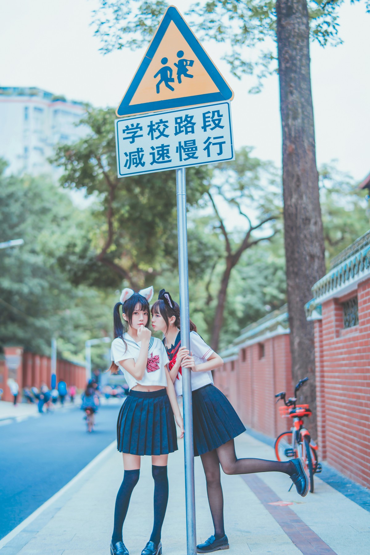 图片[20]-萝莉风COS 桜桃喵&amp;疯猫ss – JK百合2 – COSPLAY-御萝岛屿