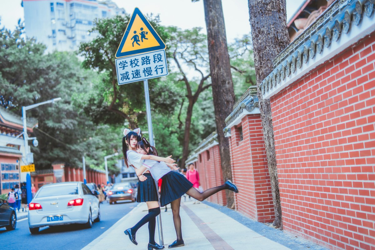 图片[26]-萝莉风COS 桜桃喵&amp;疯猫ss – JK百合2 – COSPLAY-御萝岛屿