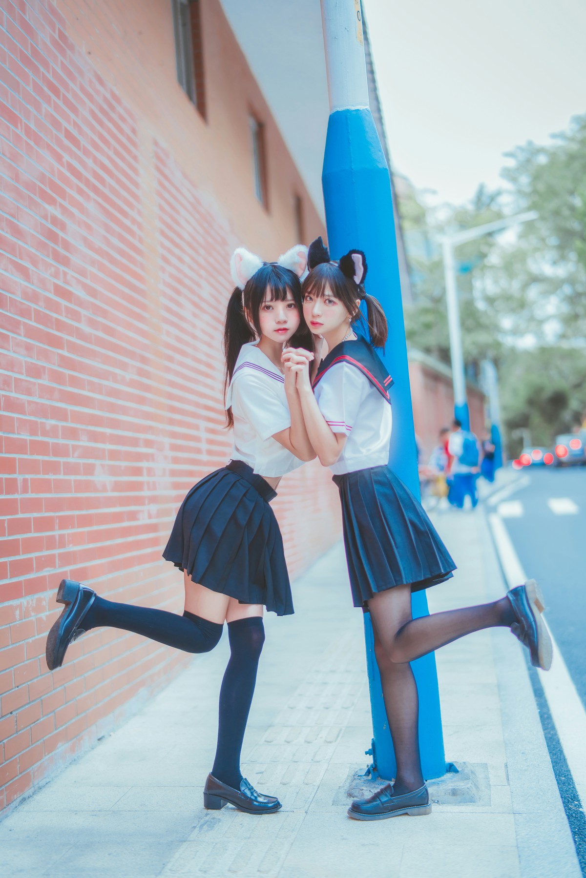 图片[31]-萝莉风COS 桜桃喵&amp;疯猫ss – JK百合2 – COSPLAY-御萝岛屿