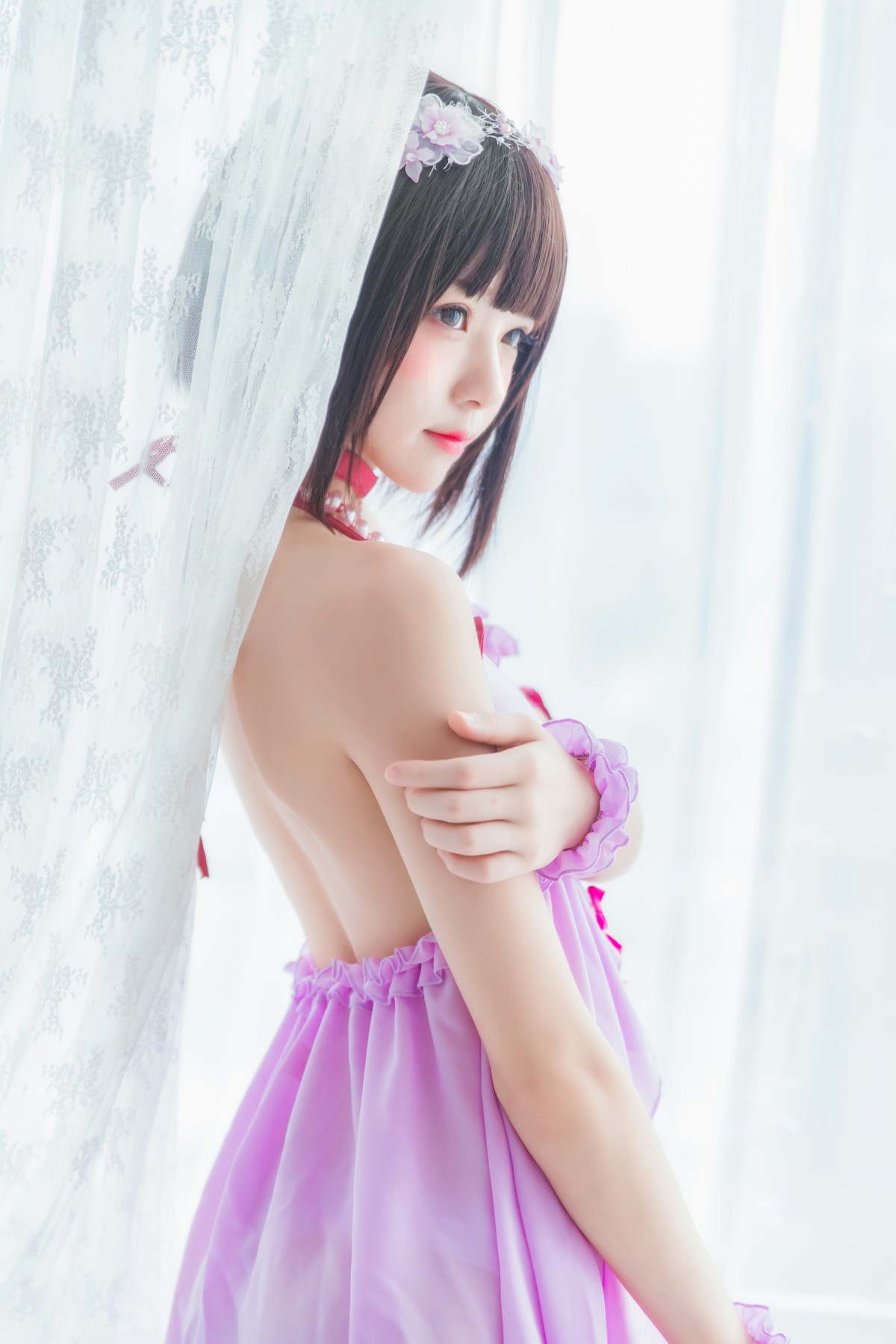 图片[17]-萝莉风COS 桜桃喵 – 加藤惠系列之小睡裙 – COSPLAY-御萝岛屿
