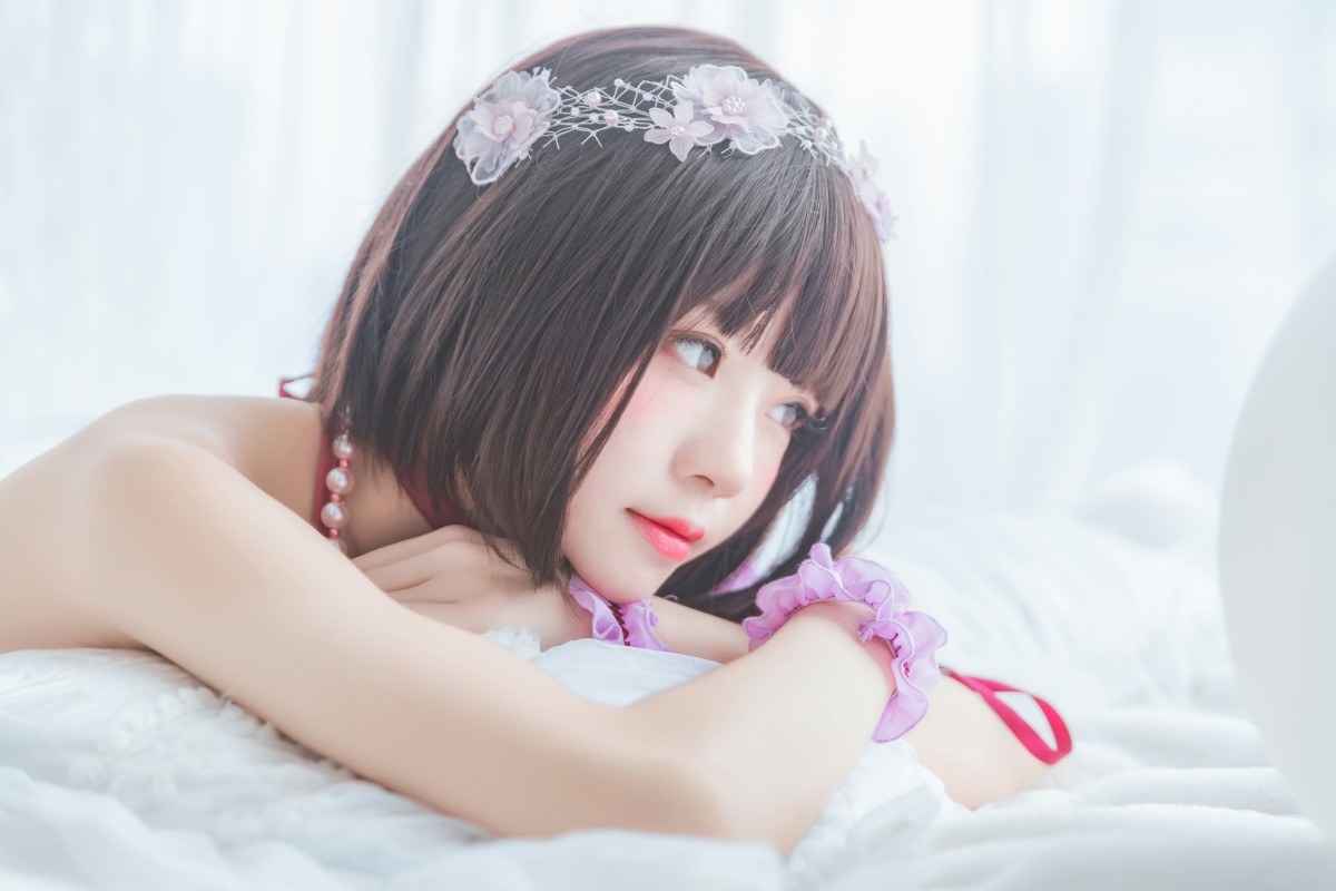 图片[29]-萝莉风COS 桜桃喵 – 加藤惠系列之小睡裙 – COSPLAY-御萝岛屿