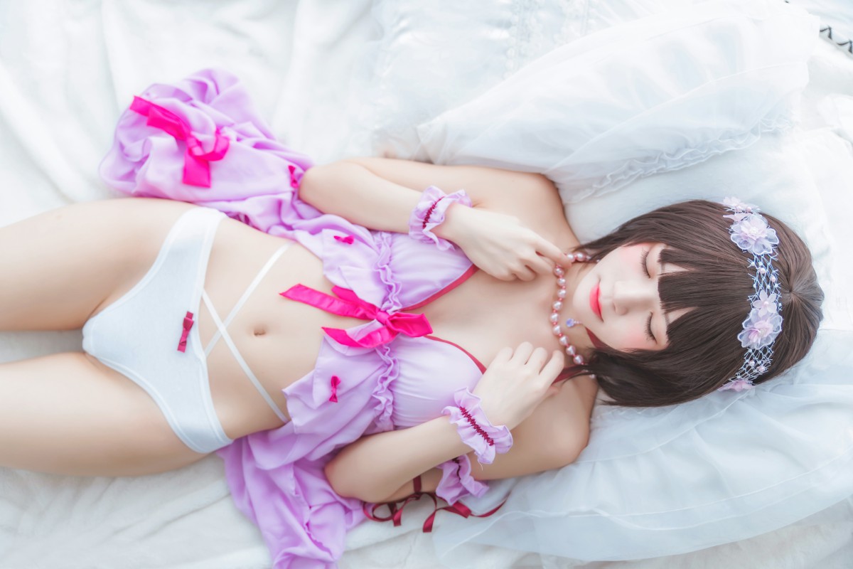 图片[31]-萝莉风COS 桜桃喵 – 加藤惠系列之小睡裙 – COSPLAY-御萝岛屿