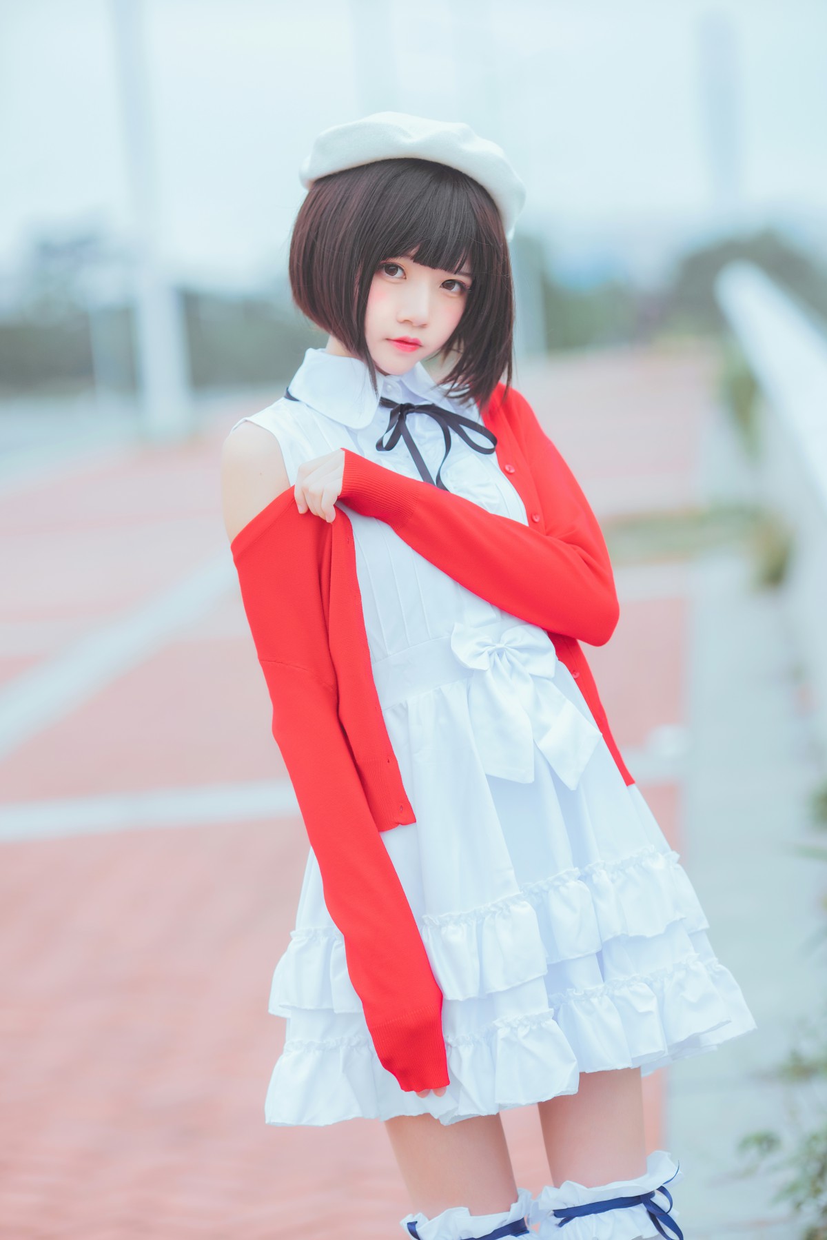 萝莉风COS 桜桃喵 – 加藤惠系列之常服 - COSPLAY-御萝岛屿