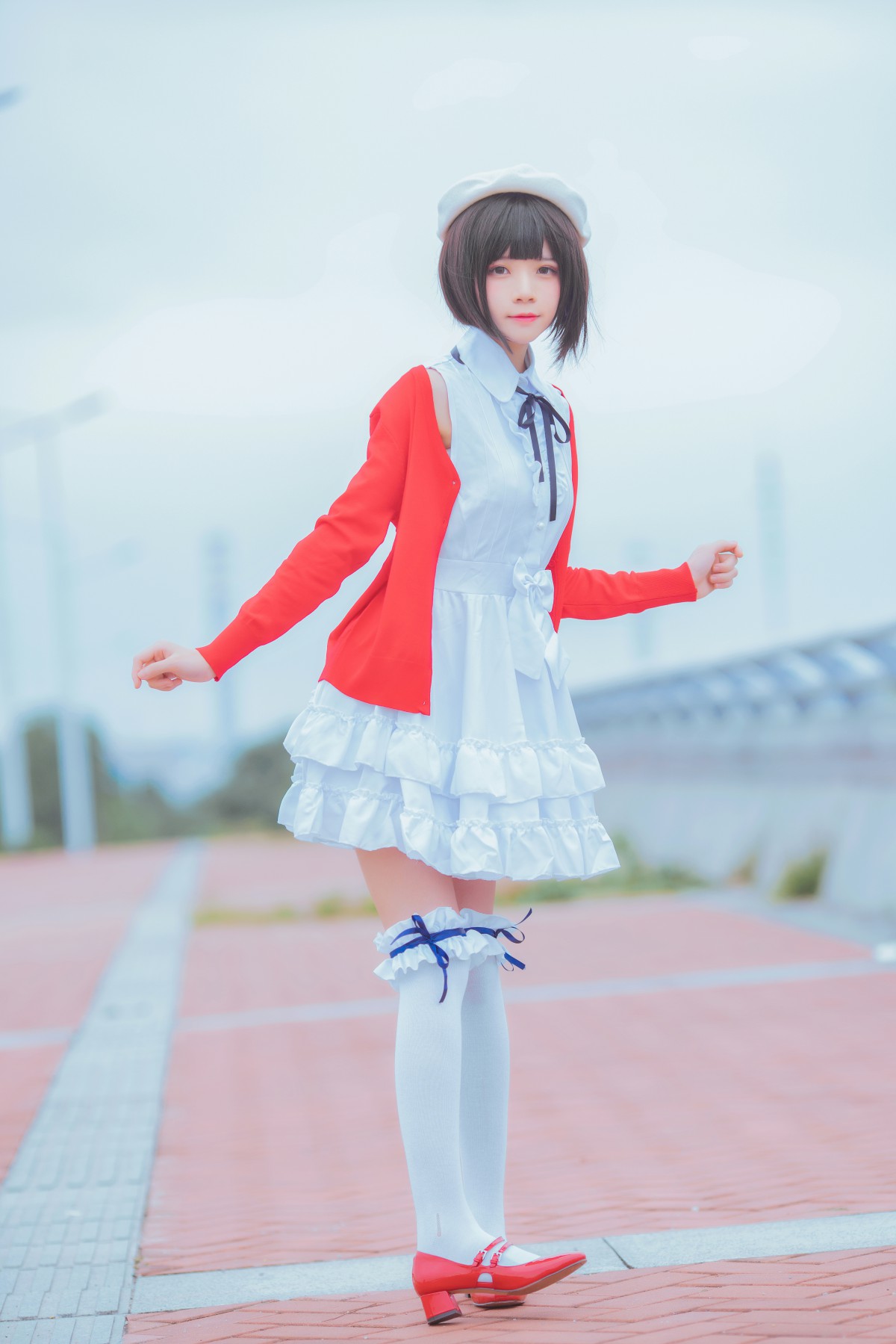 图片[6]-萝莉风COS 桜桃喵 – 加藤惠系列之常服 – COSPLAY-御萝岛屿