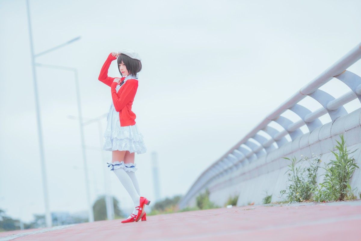 图片[5]-萝莉风COS 桜桃喵 – 加藤惠系列之常服 – COSPLAY-御萝岛屿