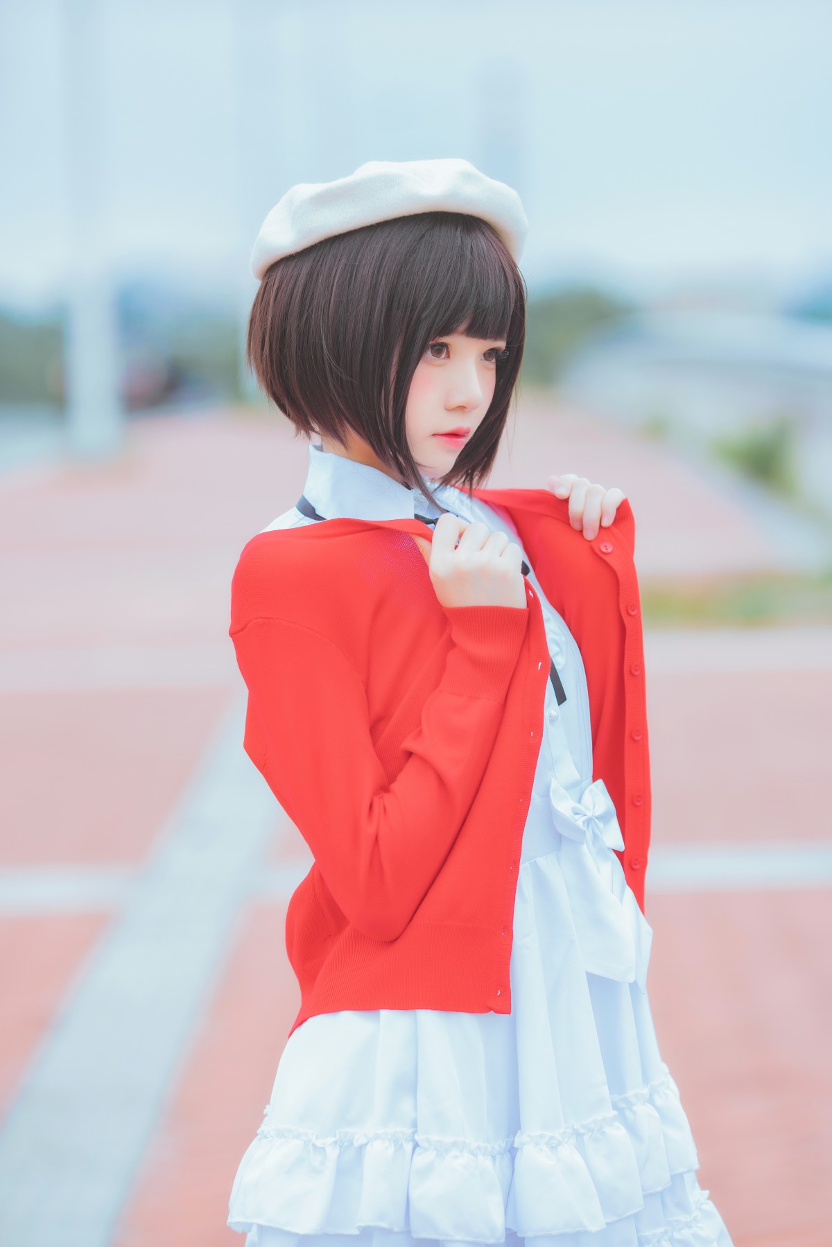 图片[9]-萝莉风COS 桜桃喵 – 加藤惠系列之常服 – COSPLAY-御萝岛屿
