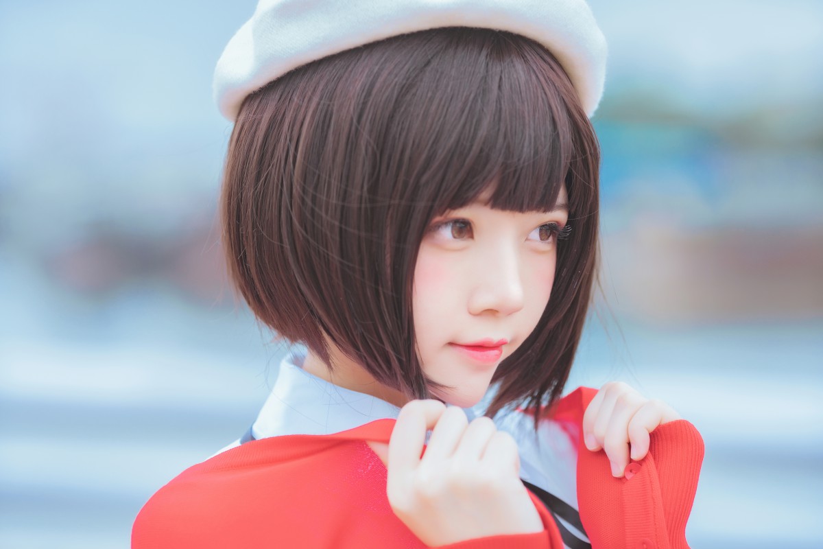 图片[10]-萝莉风COS 桜桃喵 – 加藤惠系列之常服 – COSPLAY-御萝岛屿