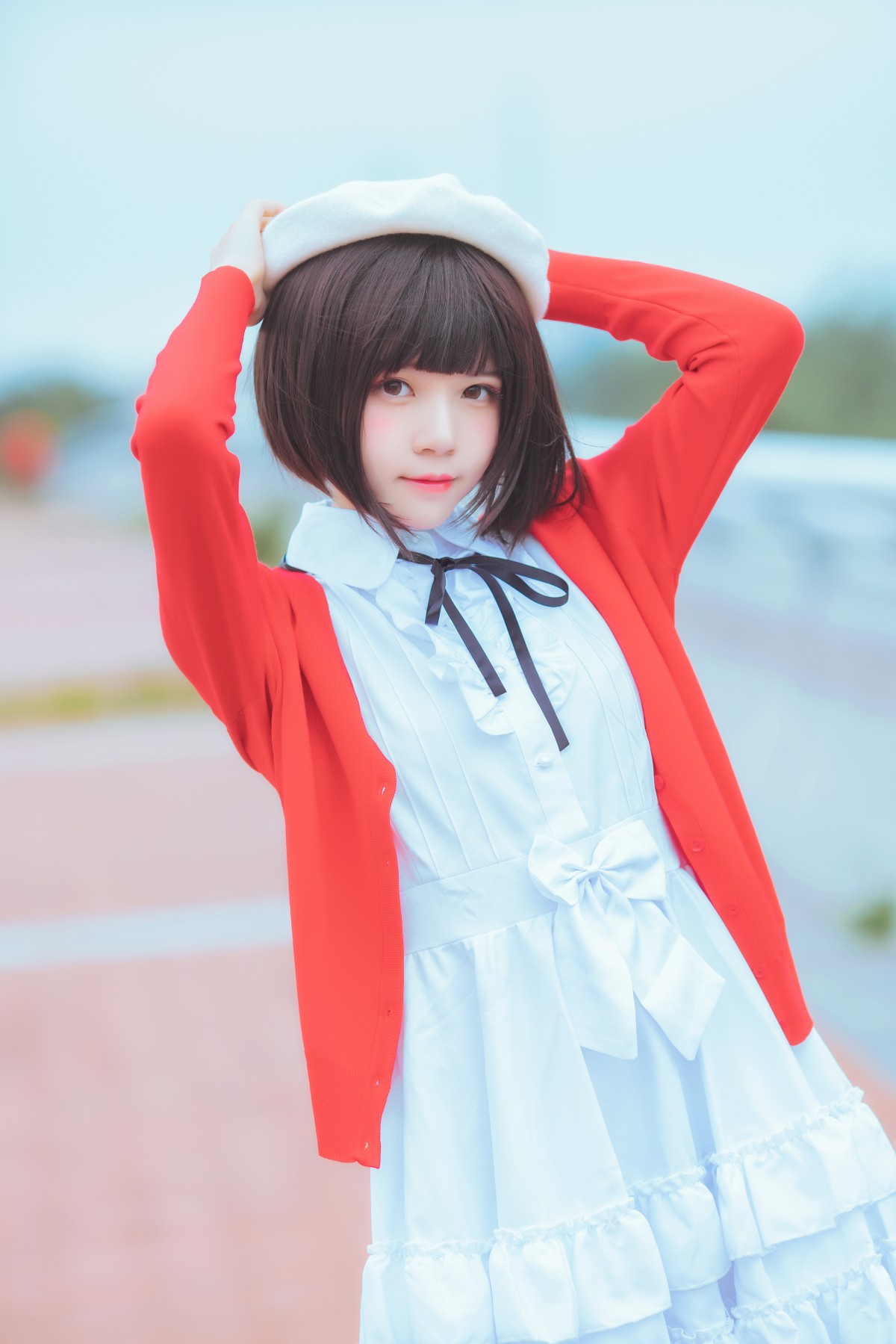 图片[16]-萝莉风COS 桜桃喵 – 加藤惠系列之常服 – COSPLAY-御萝岛屿