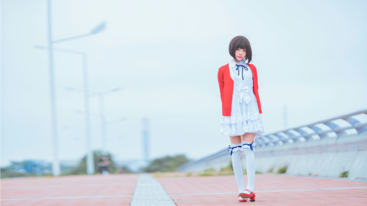 图片[20]-萝莉风COS 桜桃喵 – 加藤惠系列之常服 – COSPLAY-御萝岛屿
