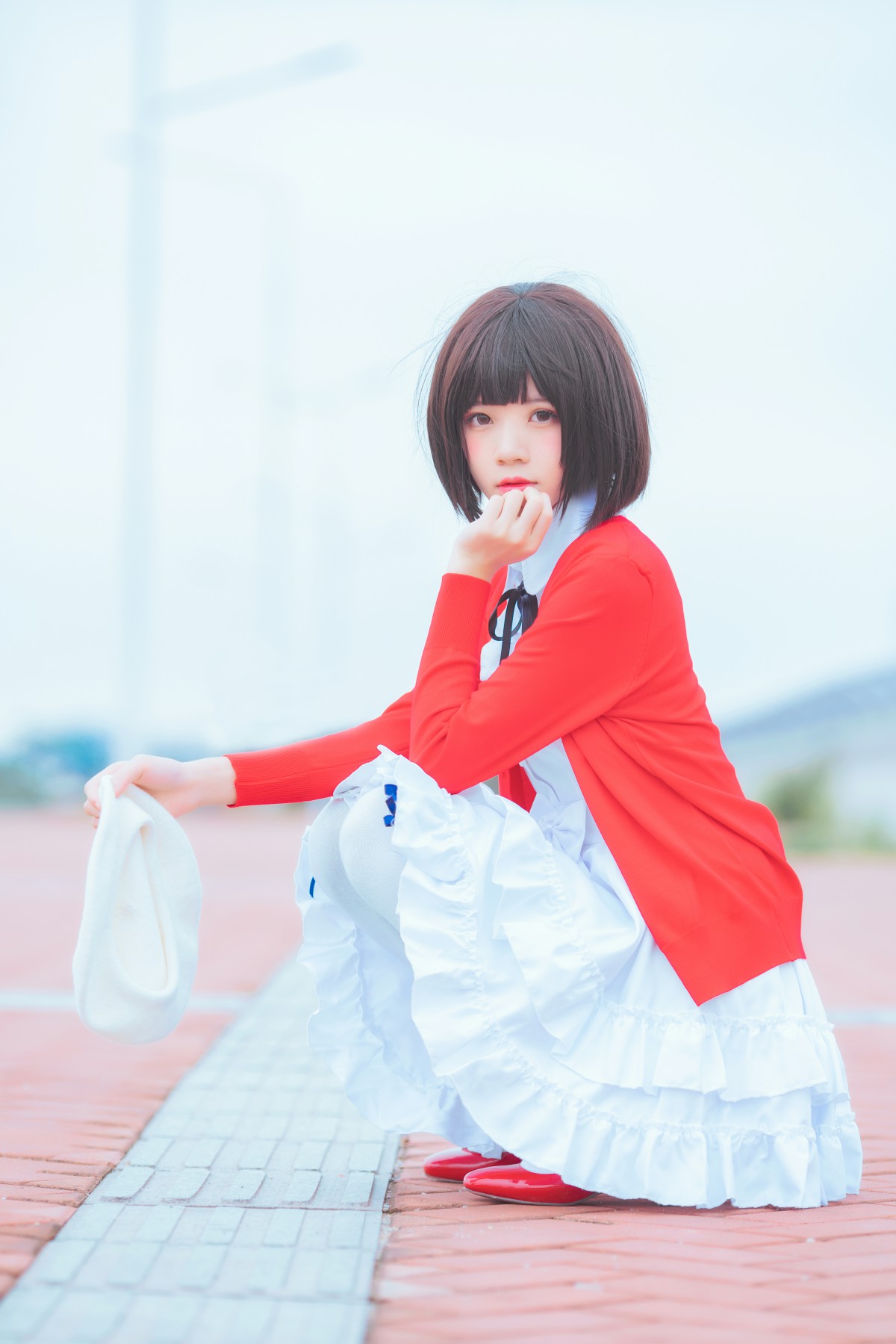 图片[23]-萝莉风COS 桜桃喵 – 加藤惠系列之常服 – COSPLAY-御萝岛屿