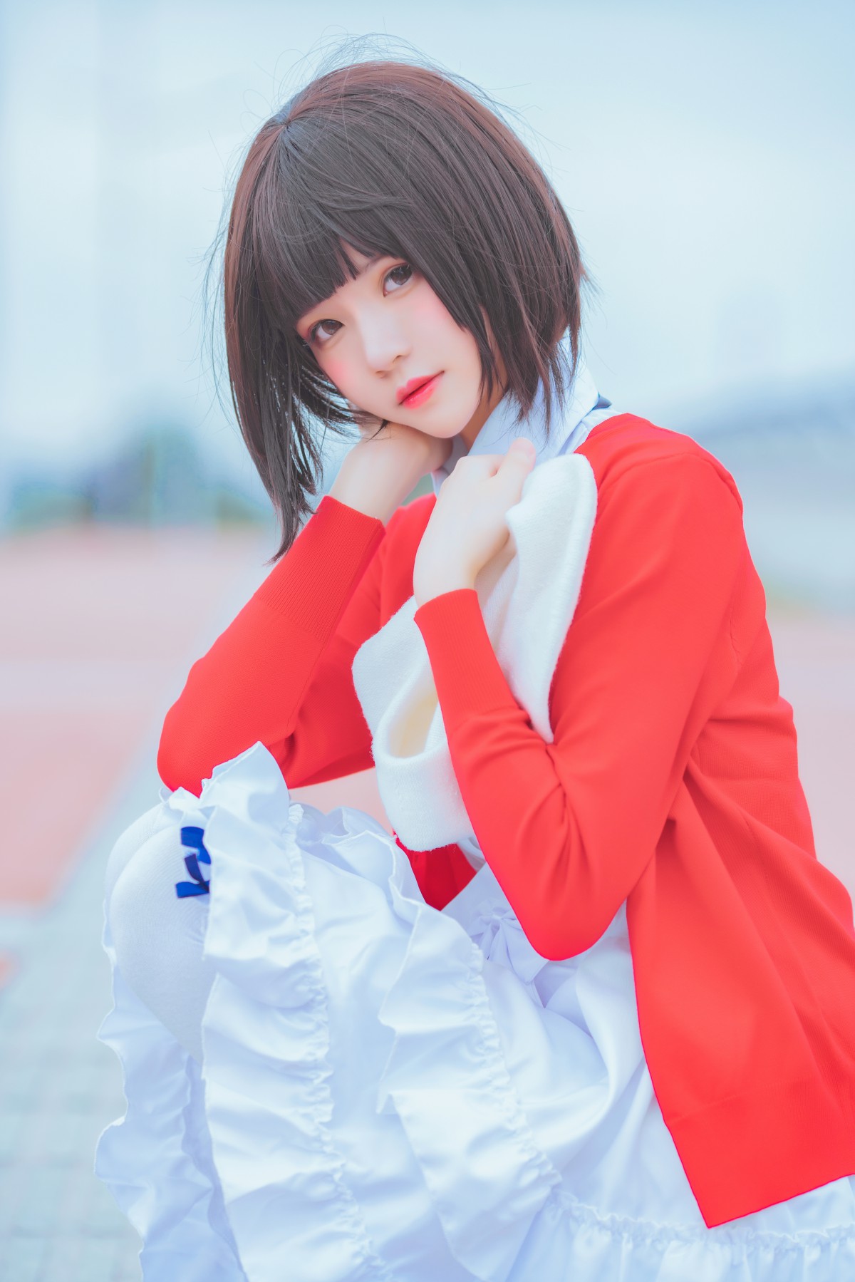图片[25]-萝莉风COS 桜桃喵 – 加藤惠系列之常服 – COSPLAY-御萝岛屿