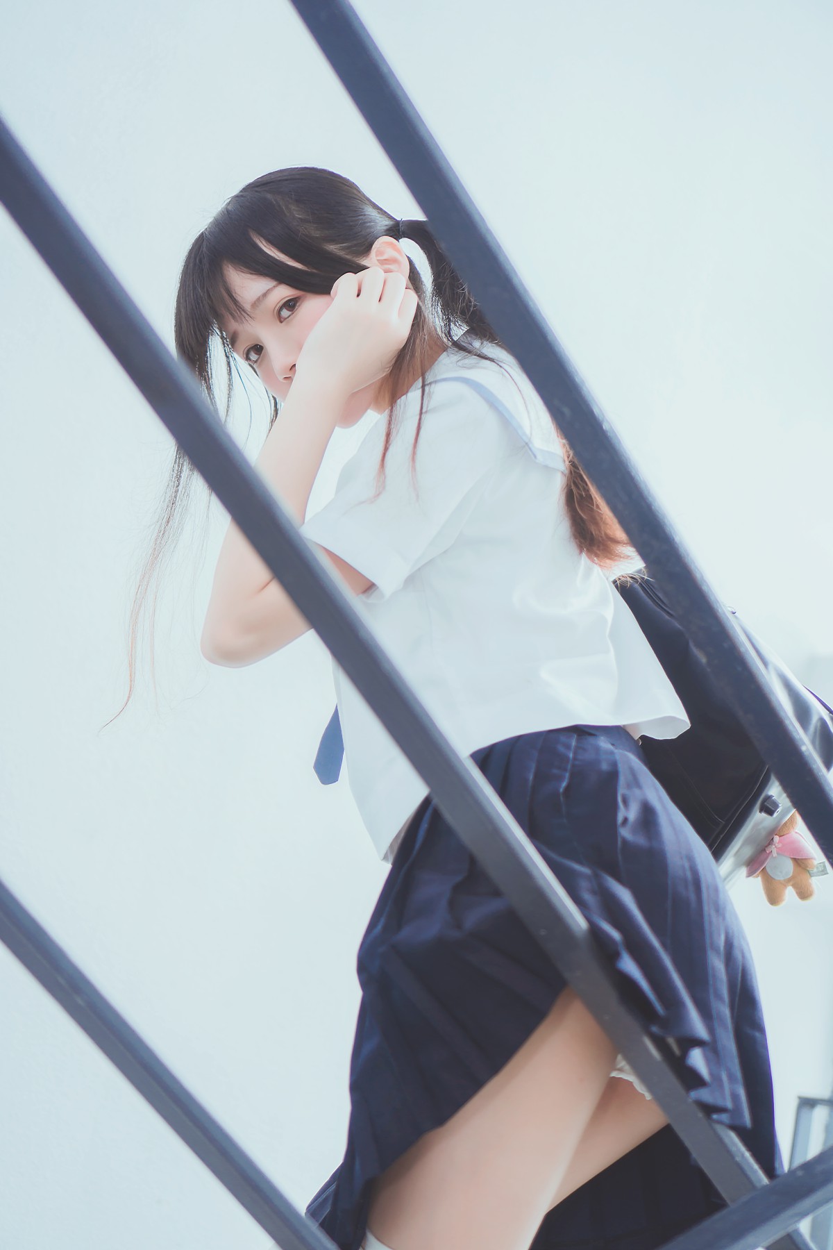 图片[6]-萝莉风COS 桜桃喵 – 蓝白水手服 – COSPLAY-御萝岛屿