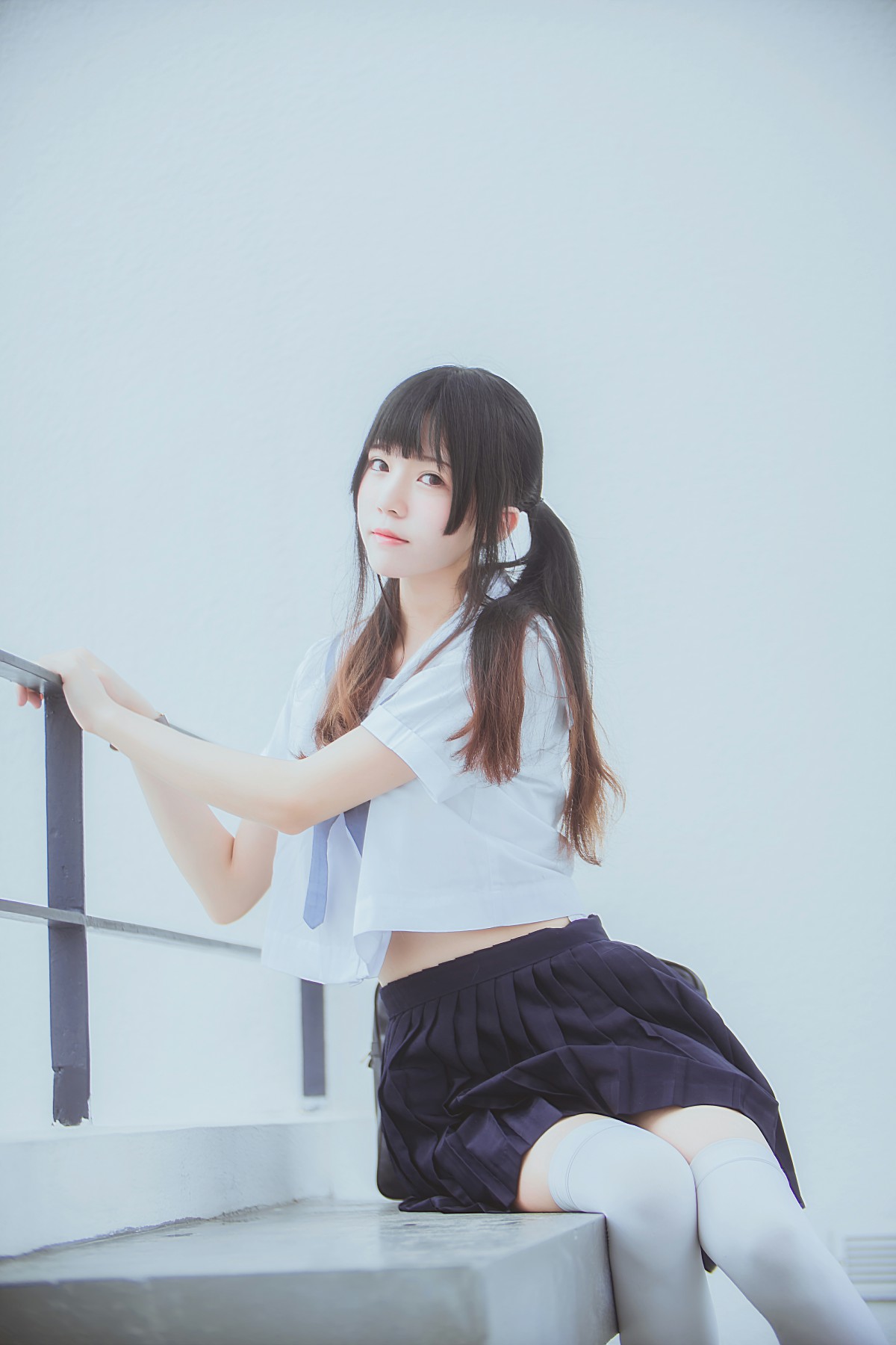 图片[8]-萝莉风COS 桜桃喵 – 蓝白水手服 – COSPLAY-御萝岛屿