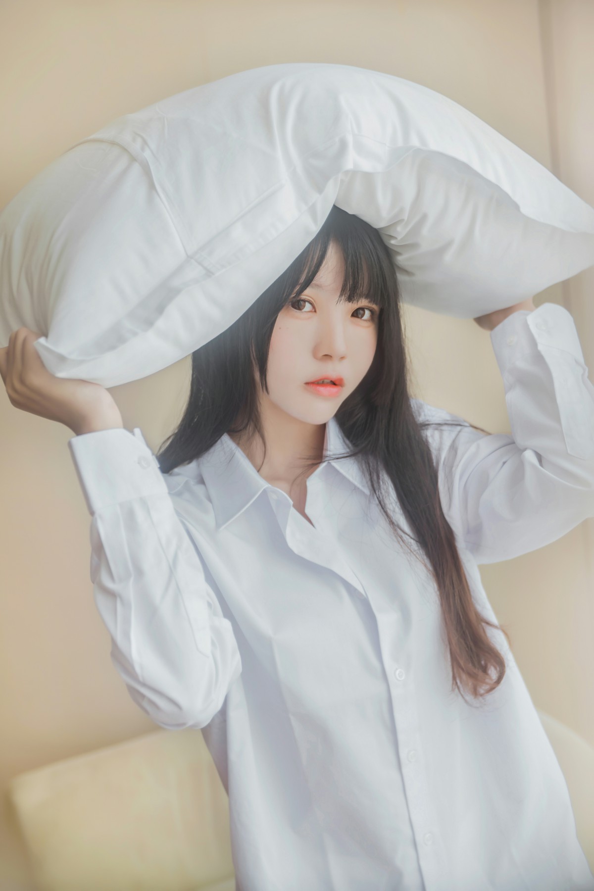 图片[9]-萝莉风COS 桜桃喵 – 白衬衫散发 – COSPLAY-御萝岛屿