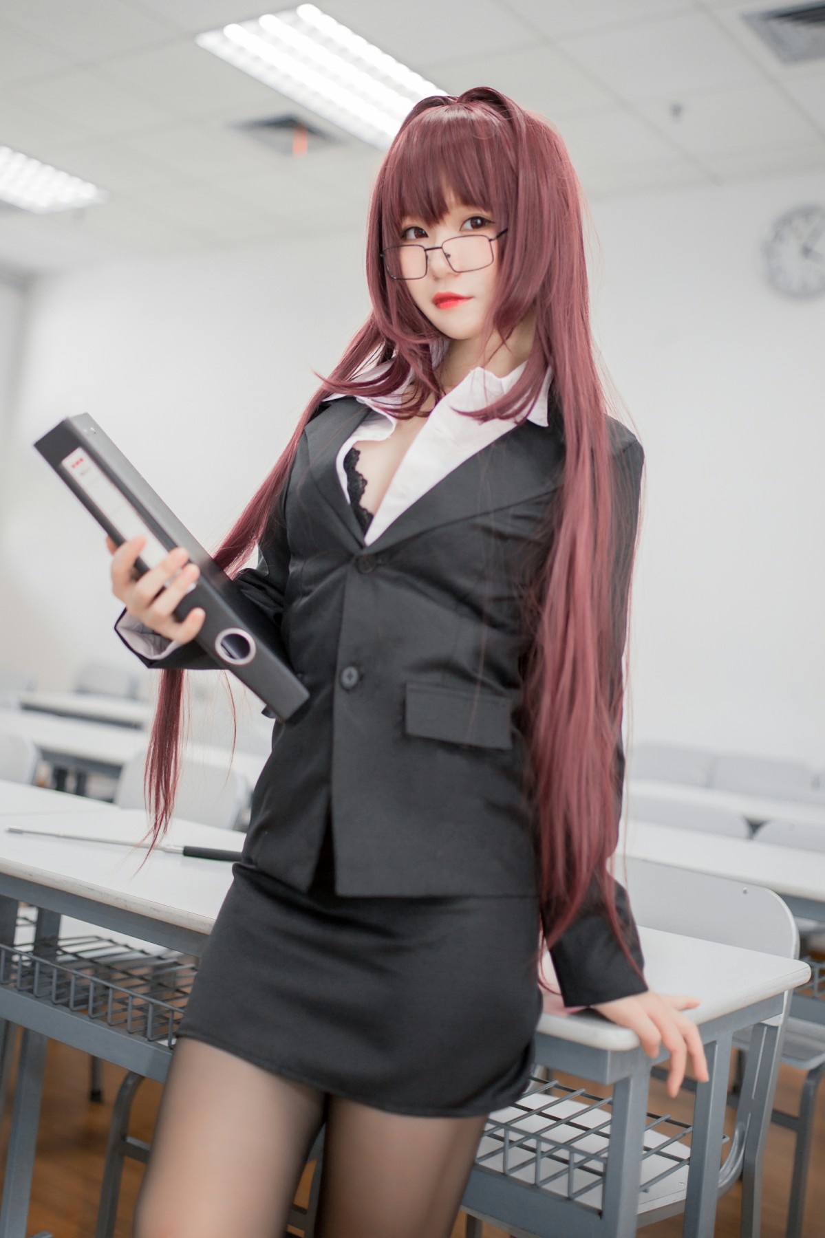 图片[5]-性感人气COSER Yoko宅夏Cos – 斯卡哈教师 – COSPLAY-御萝岛屿