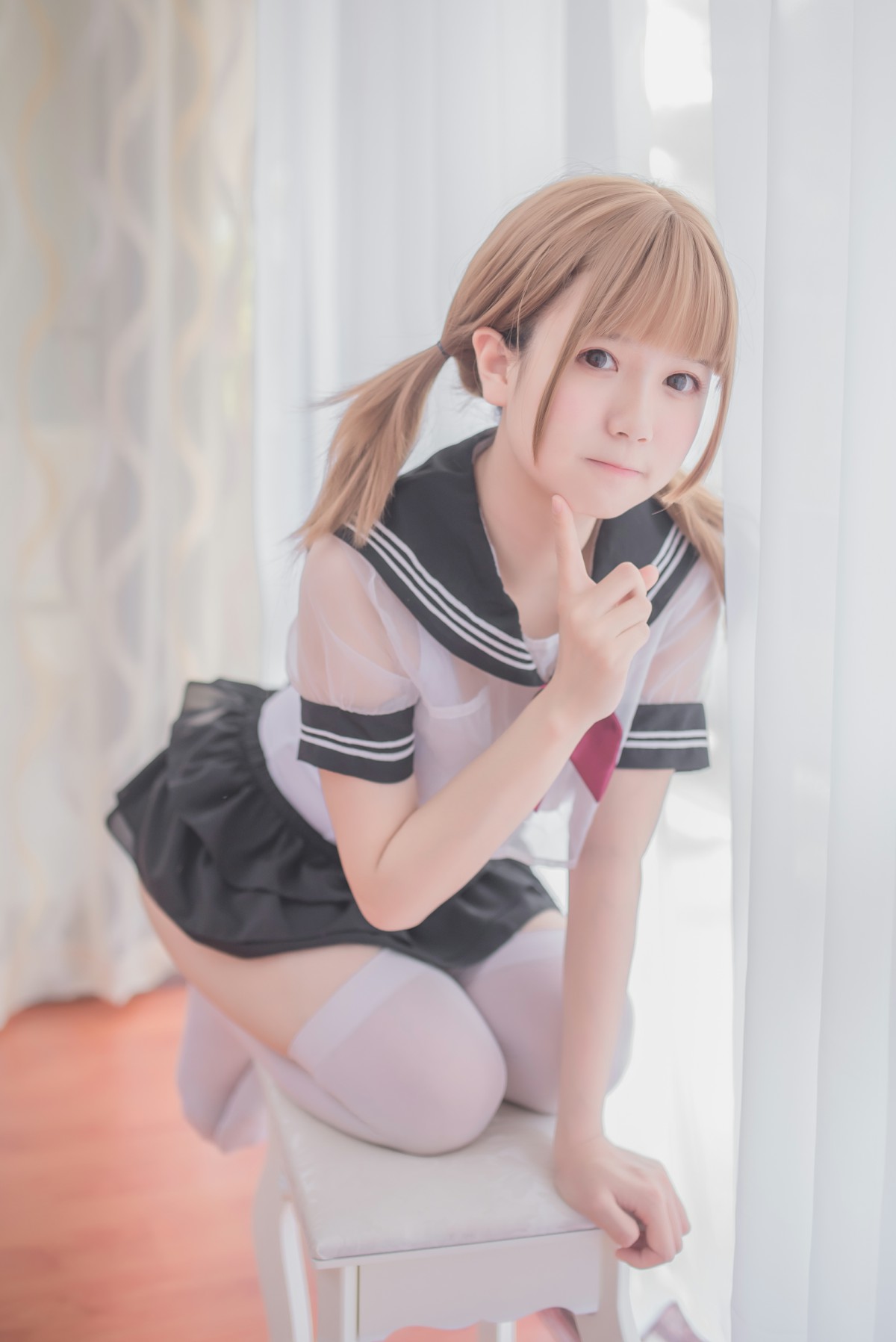 图片[14]-白金Saki写真 – 学生服 – COSPLAY-御萝岛屿