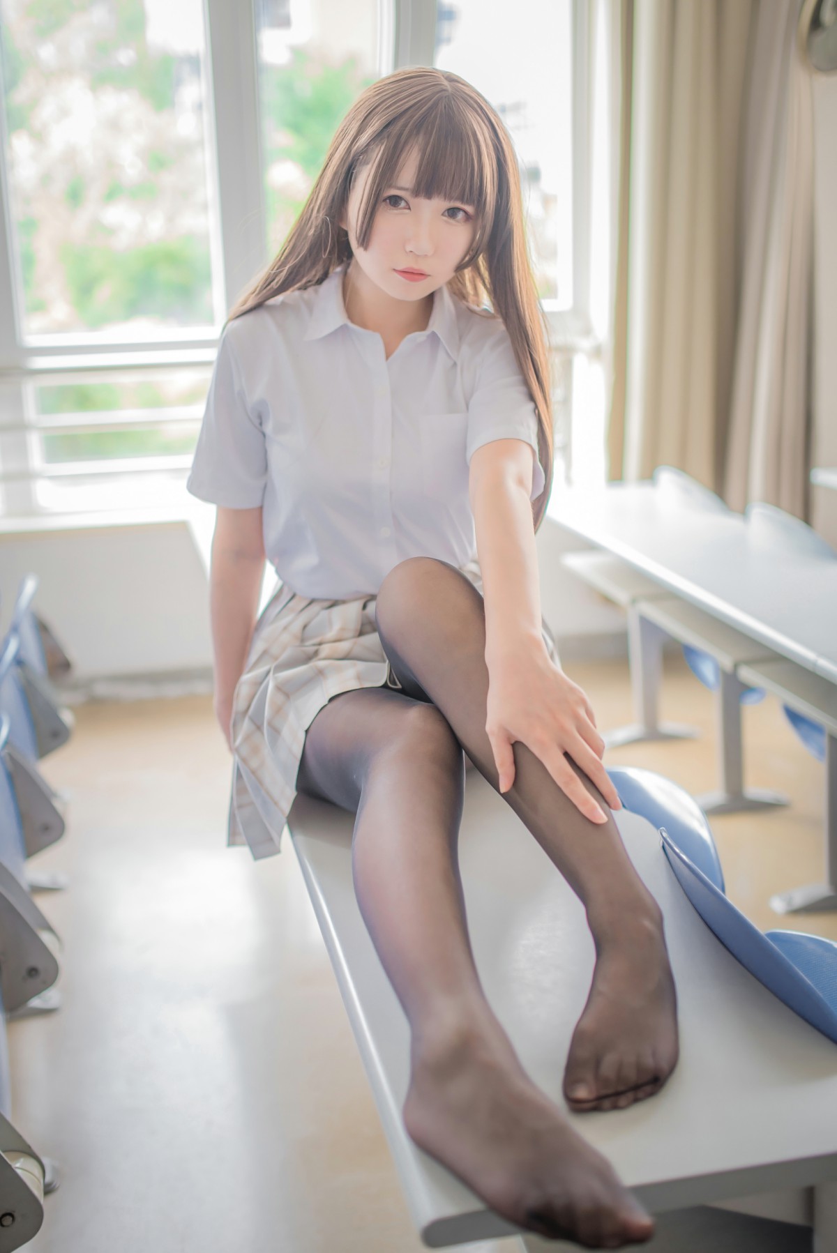 图片[18]-白金Saki写真 – 制服黑丝 – COSPLAY-御萝岛屿