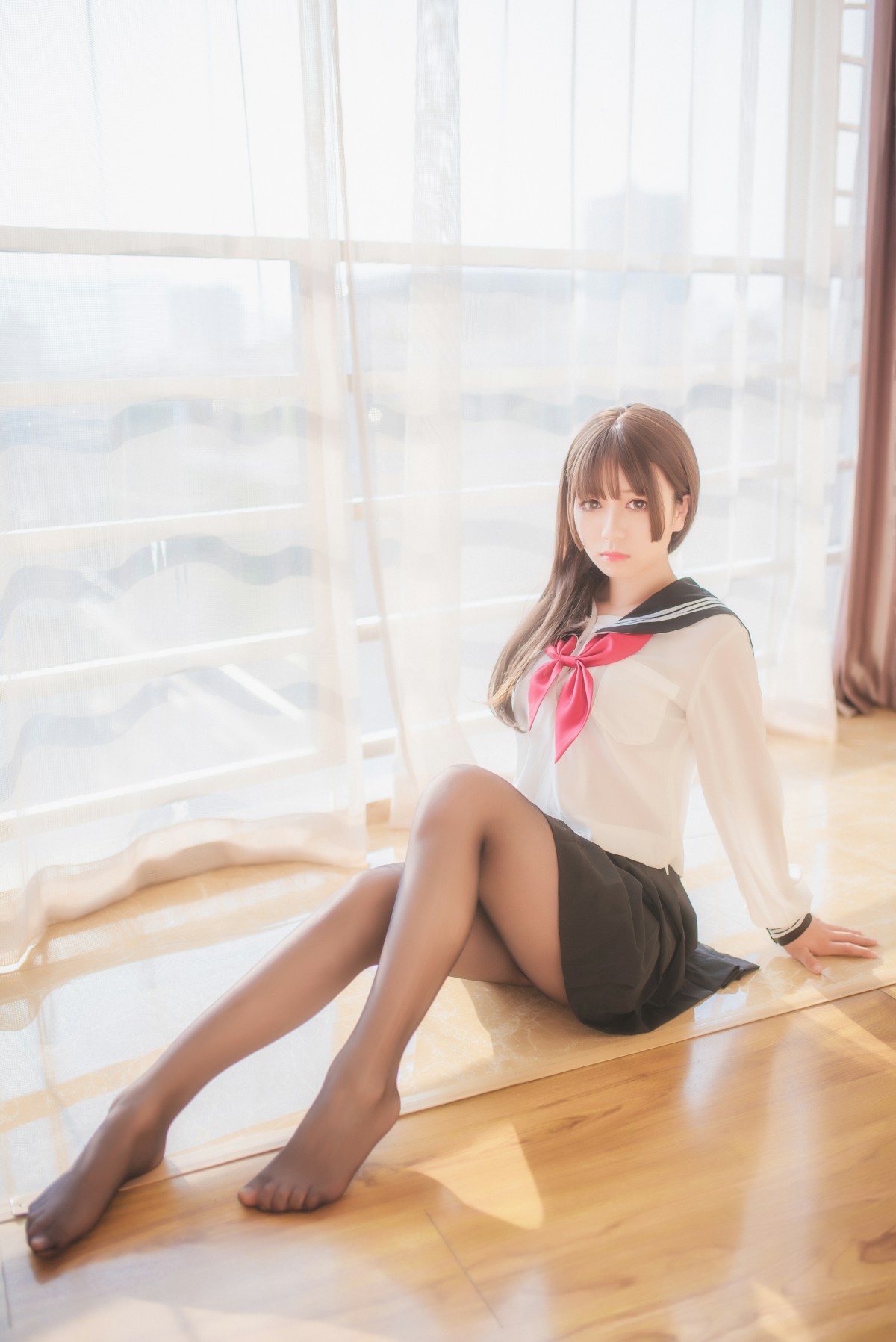 图片[7]-白金Saki写真 – 半透明水手服 – COSPLAY-御萝岛屿