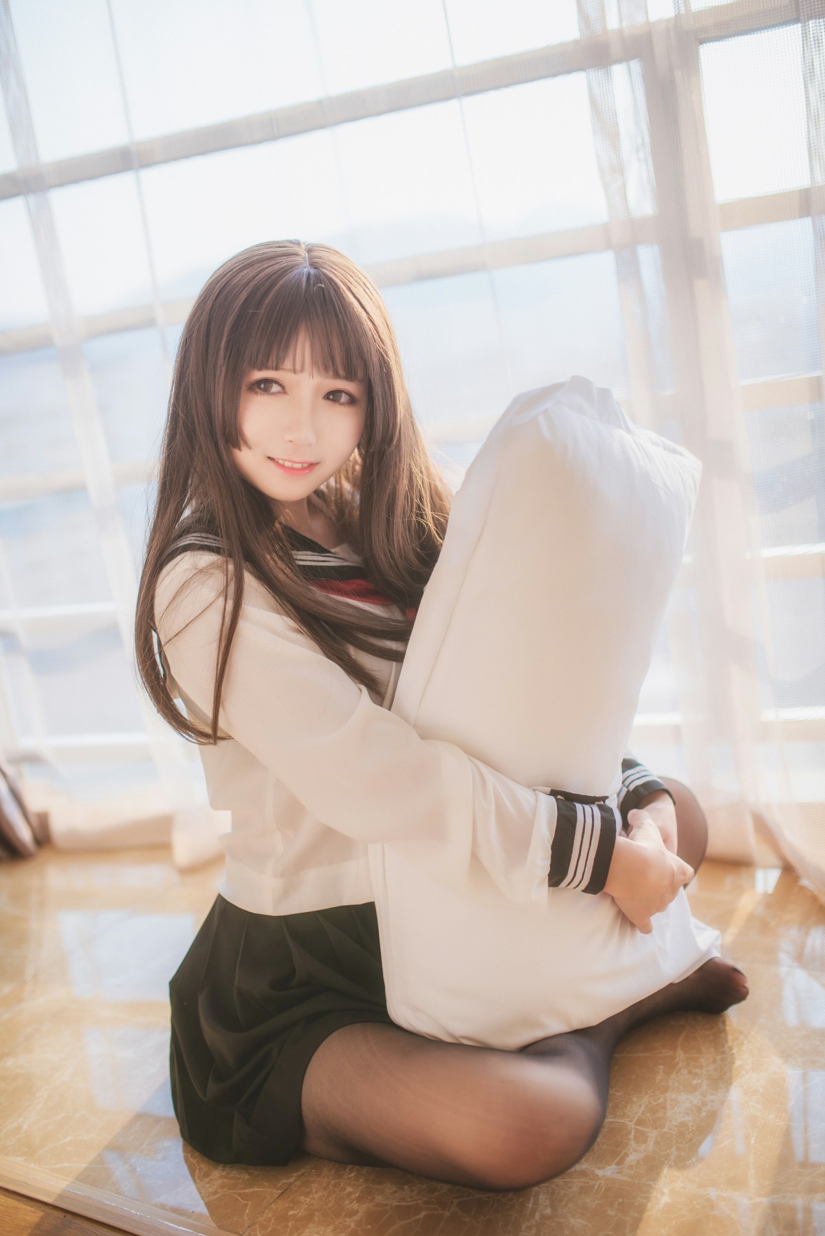 图片[8]-白金Saki写真 – 半透明水手服 – COSPLAY-御萝岛屿