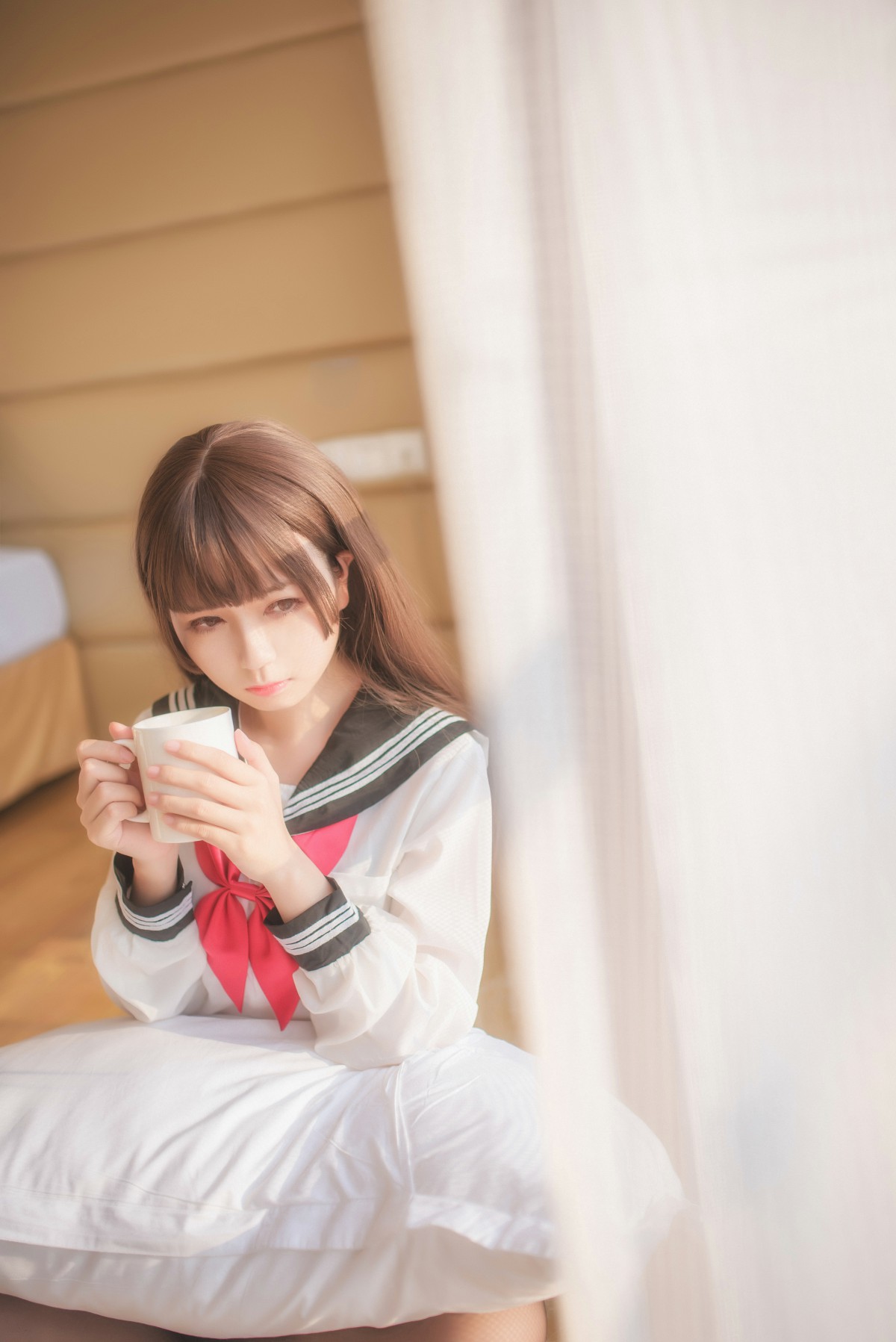 图片[9]-白金Saki写真 – 半透明水手服 – COSPLAY-御萝岛屿