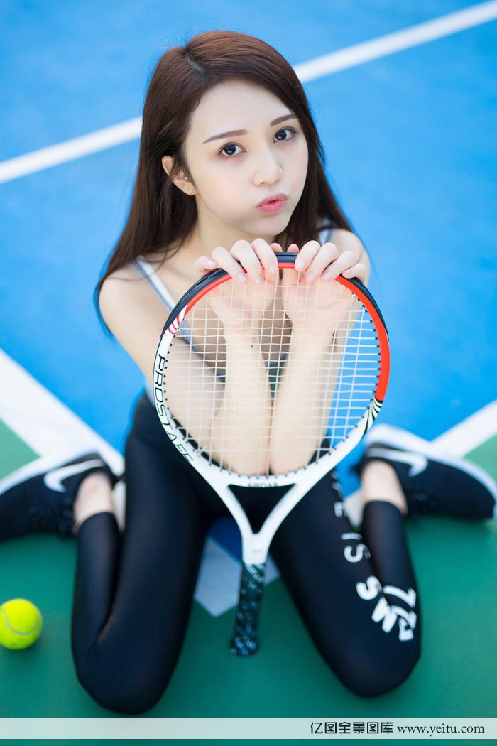 图片[16]-美女模特嘟嘟清秀完美身材网球场性感写真-御萝岛屿