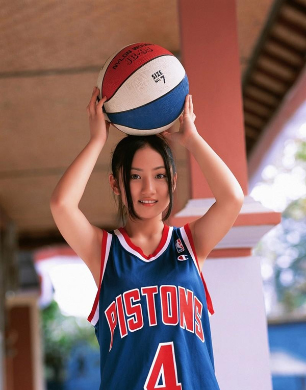 日本篮球宝贝清纯写真-御萝岛屿