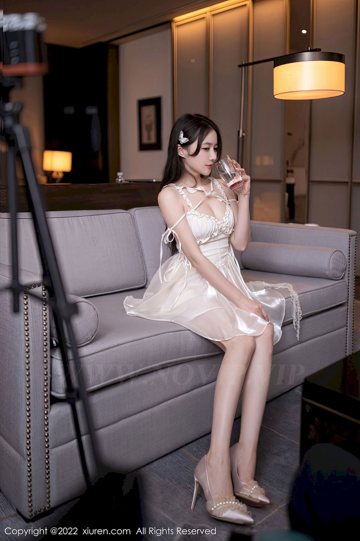 鱼子酱Fish - 薄纱短裙+模特招聘主题旅拍