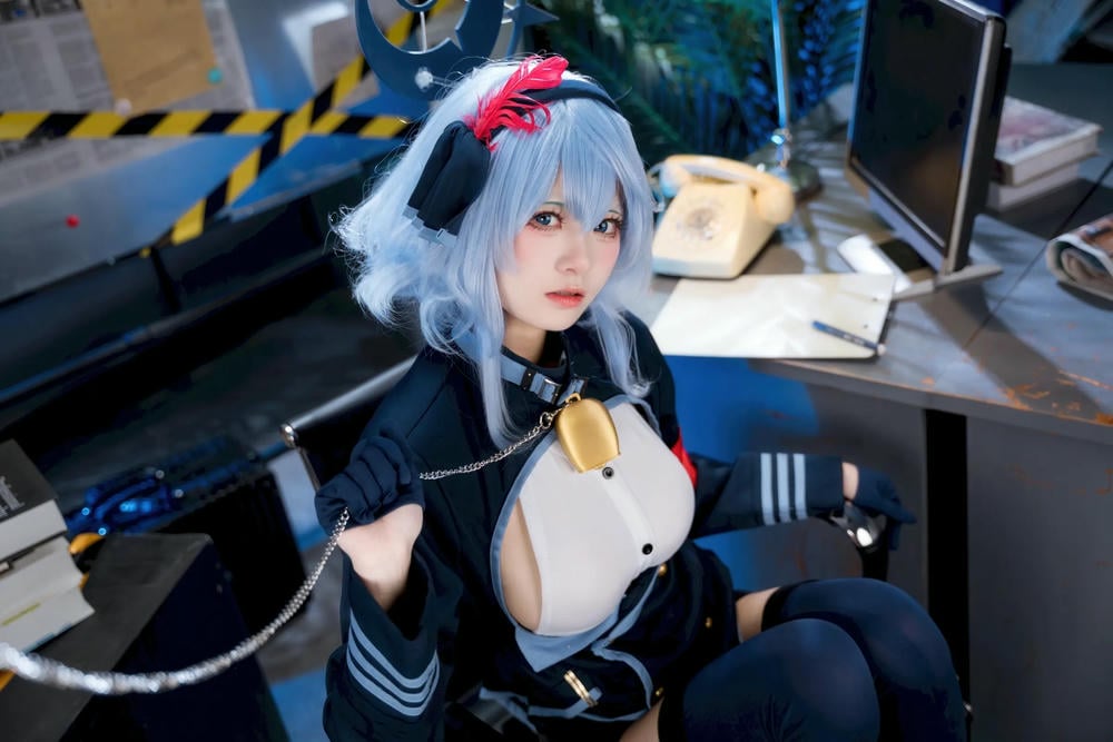图片[4]-九柒喵 蔚藍檔案 天雨亞子【46P】 – COSPLAY-御萝岛屿