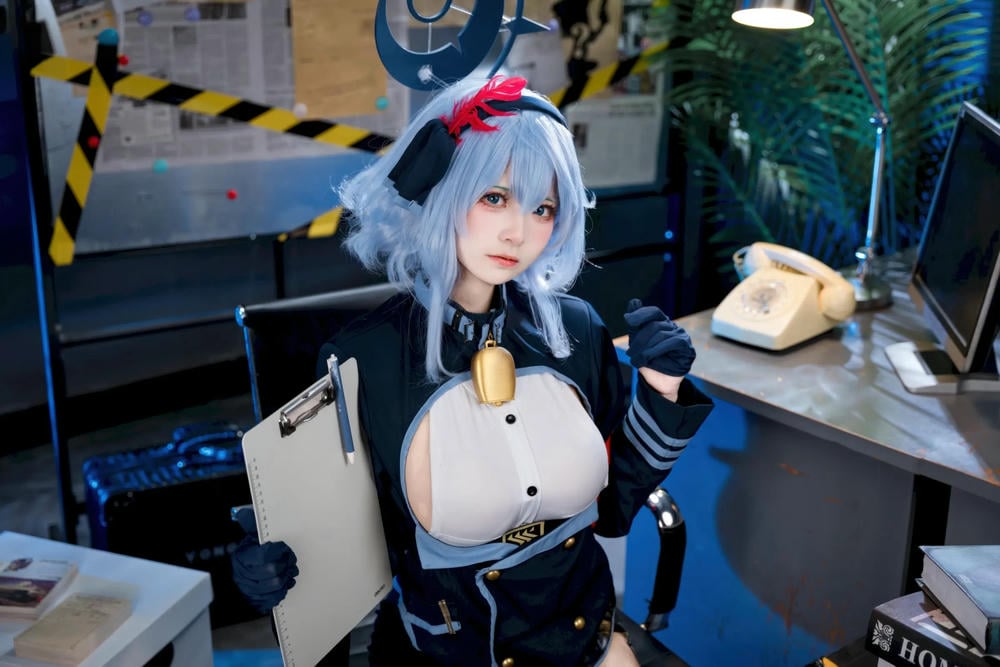 图片[12]-九柒喵 蔚藍檔案 天雨亞子【46P】 – COSPLAY-御萝岛屿