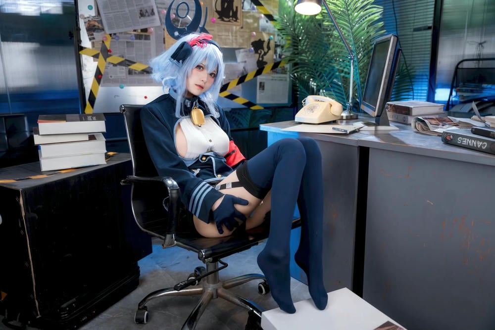 图片[19]-九柒喵 蔚藍檔案 天雨亞子【46P】 – COSPLAY-御萝岛屿