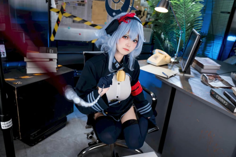 图片[32]-九柒喵 蔚藍檔案 天雨亞子【46P】 – COSPLAY-御萝岛屿