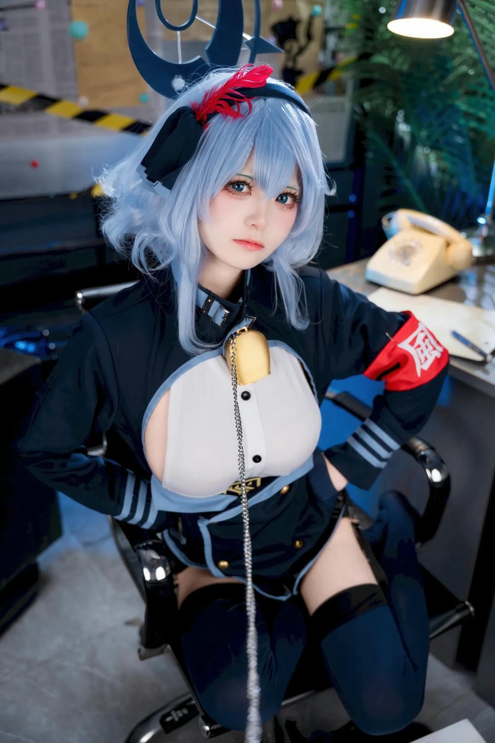 图片[33]-九柒喵 蔚藍檔案 天雨亞子【46P】 – COSPLAY-御萝岛屿