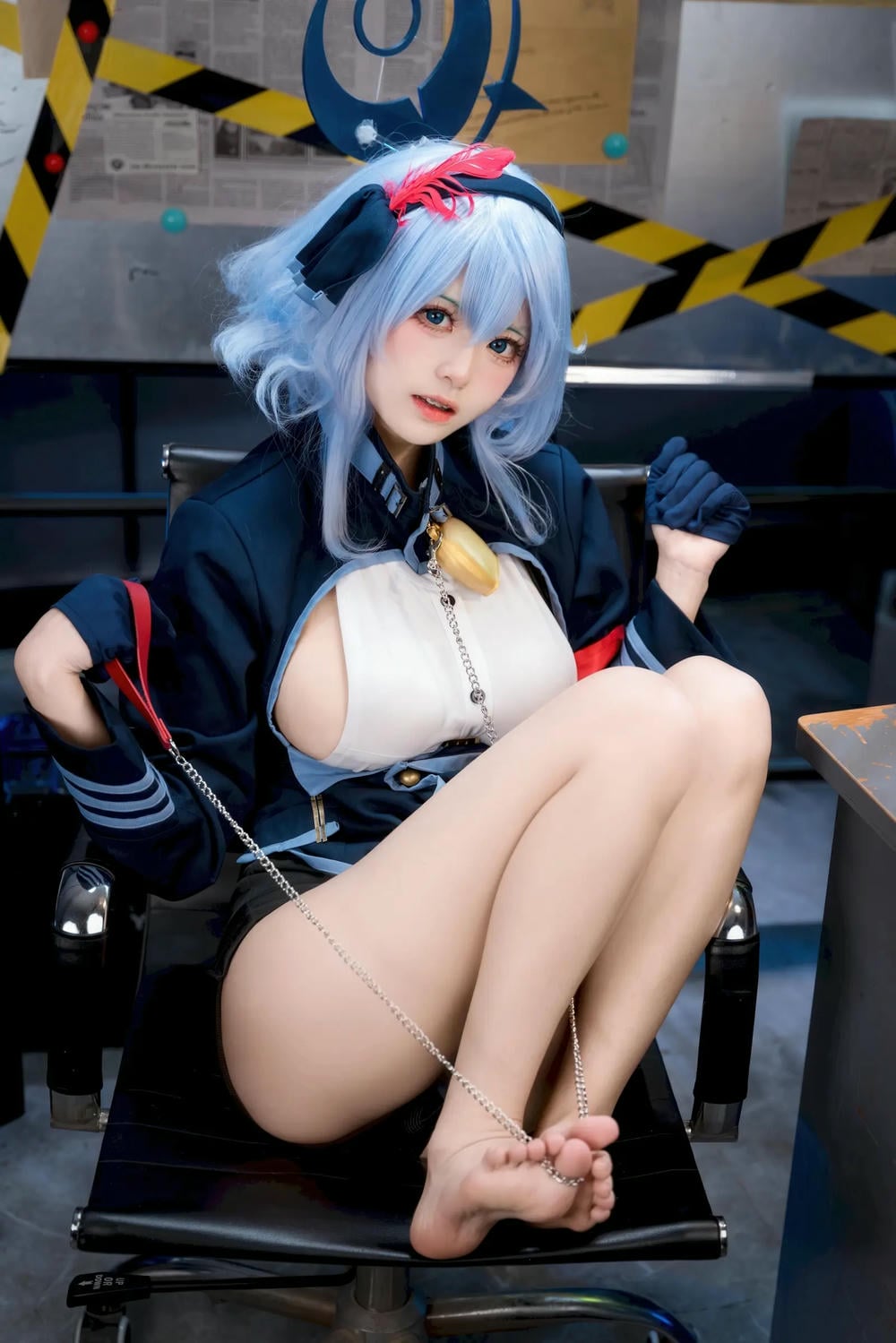 图片[34]-九柒喵 蔚藍檔案 天雨亞子【46P】 – COSPLAY-御萝岛屿