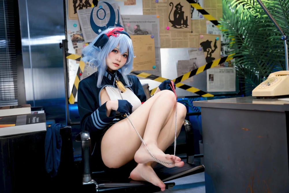 图片[46]-九柒喵 蔚藍檔案 天雨亞子【46P】 – COSPLAY-御萝岛屿