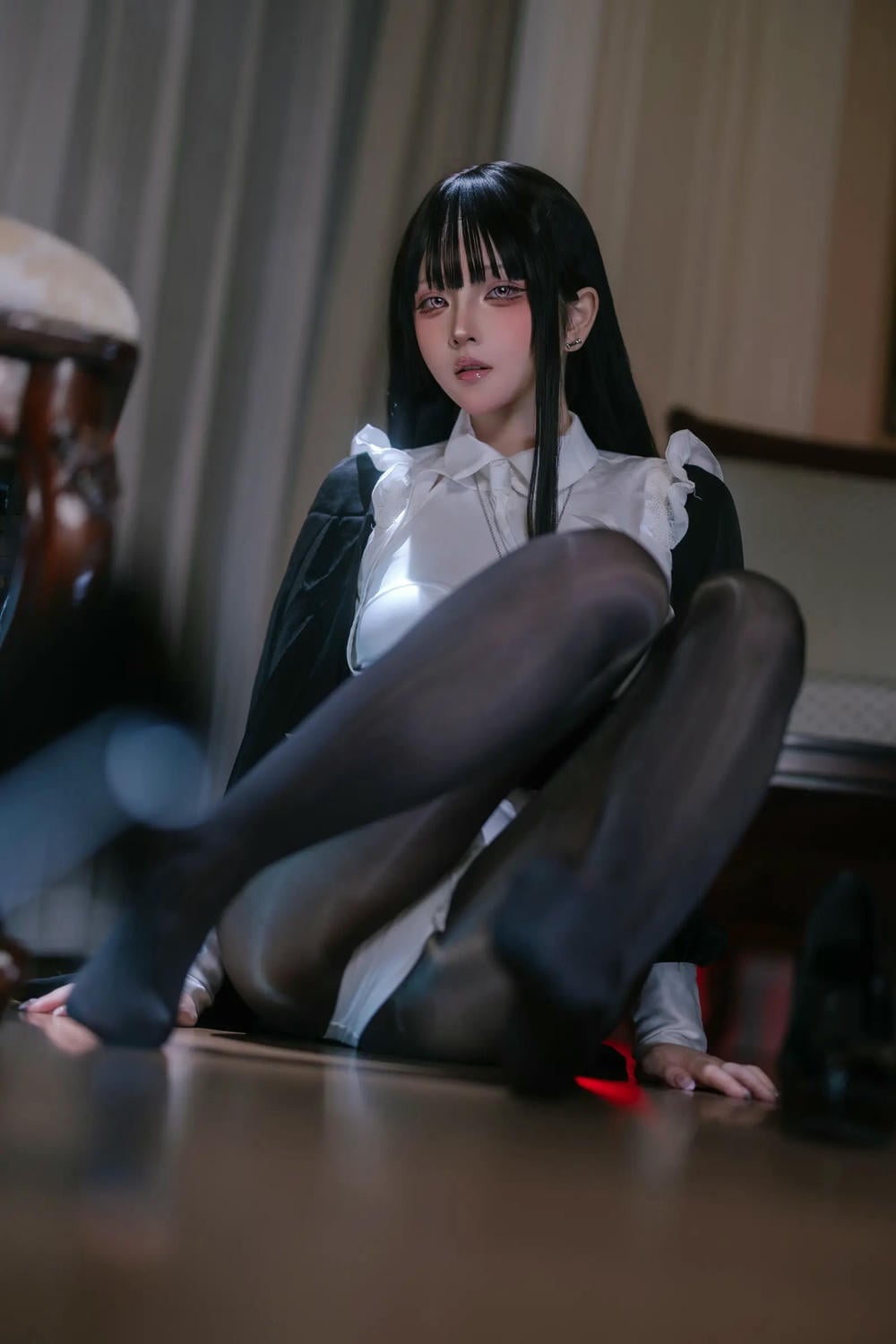 图片[26]-嶼魚 黑絲修女【40P】 – COSPLAY-御萝岛屿