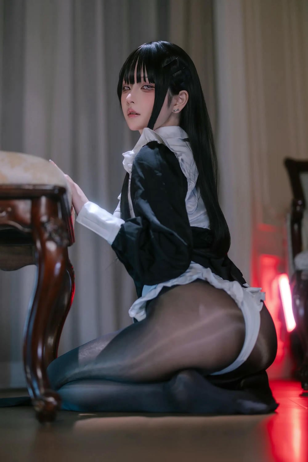 图片[27]-嶼魚 黑絲修女【40P】 – COSPLAY-御萝岛屿