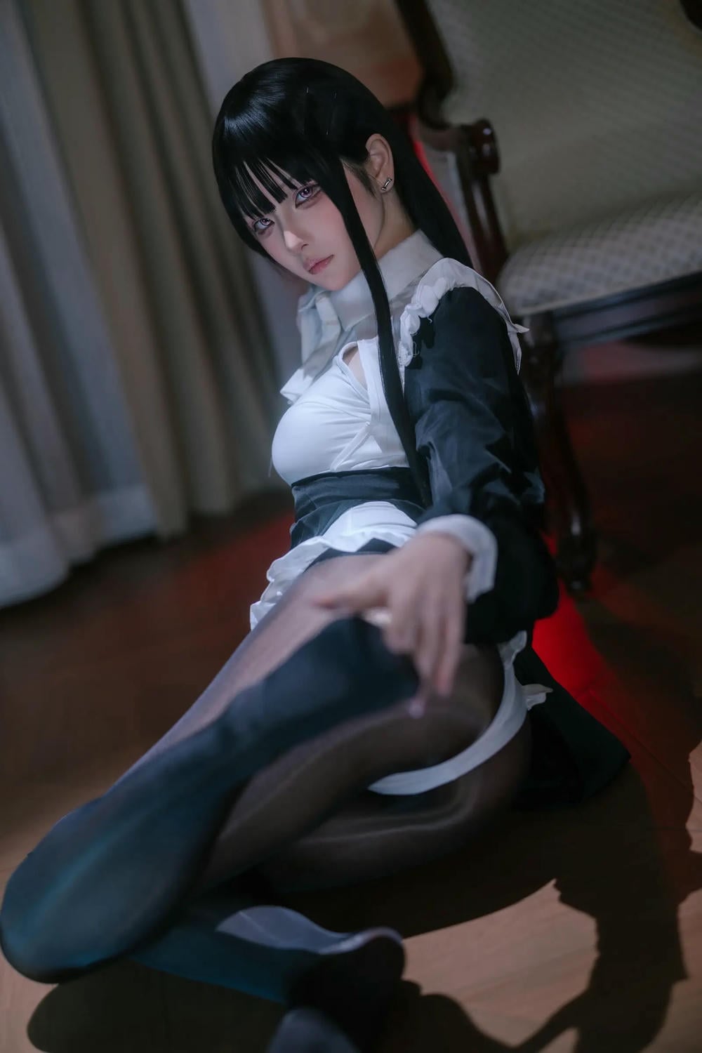 图片[32]-嶼魚 黑絲修女【40P】 – COSPLAY-御萝岛屿