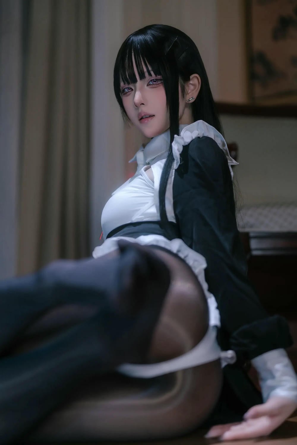 图片[34]-嶼魚 黑絲修女【40P】 – COSPLAY-御萝岛屿