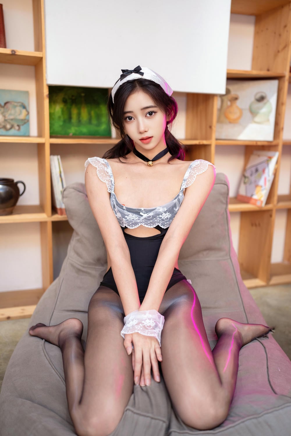 图片[12]-時安安 – 秀人網模特 女仆【90P】 – COSPLAY-御萝岛屿