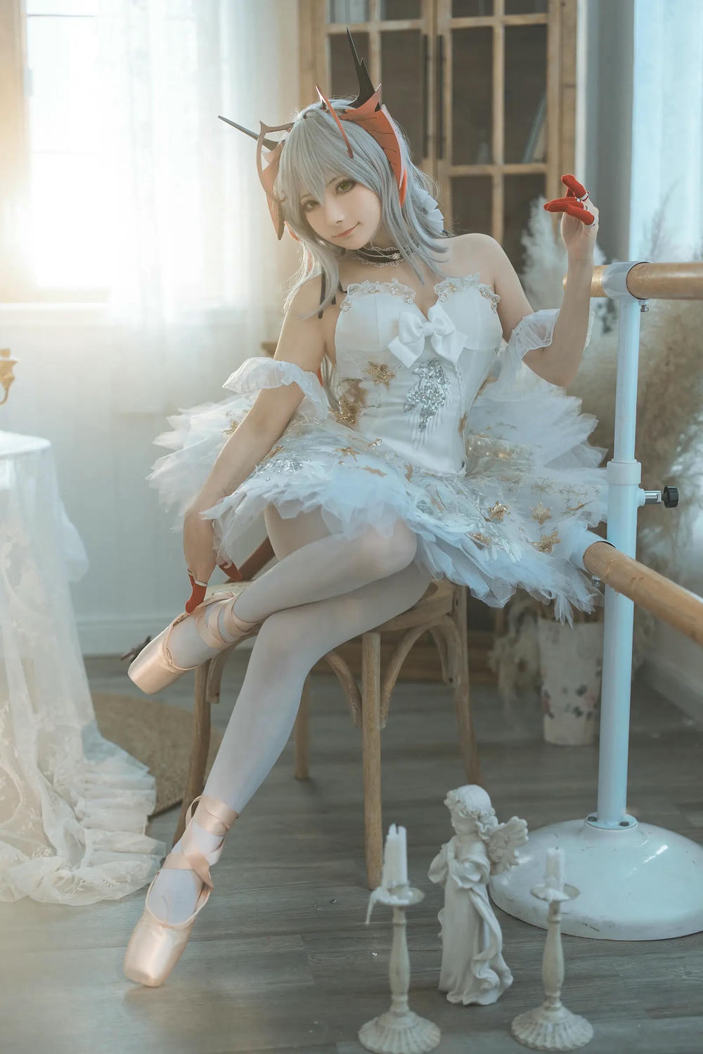 是三不是世w – 明日方舟 W 芭蕾【27P】 – COSPLAY-御萝岛屿