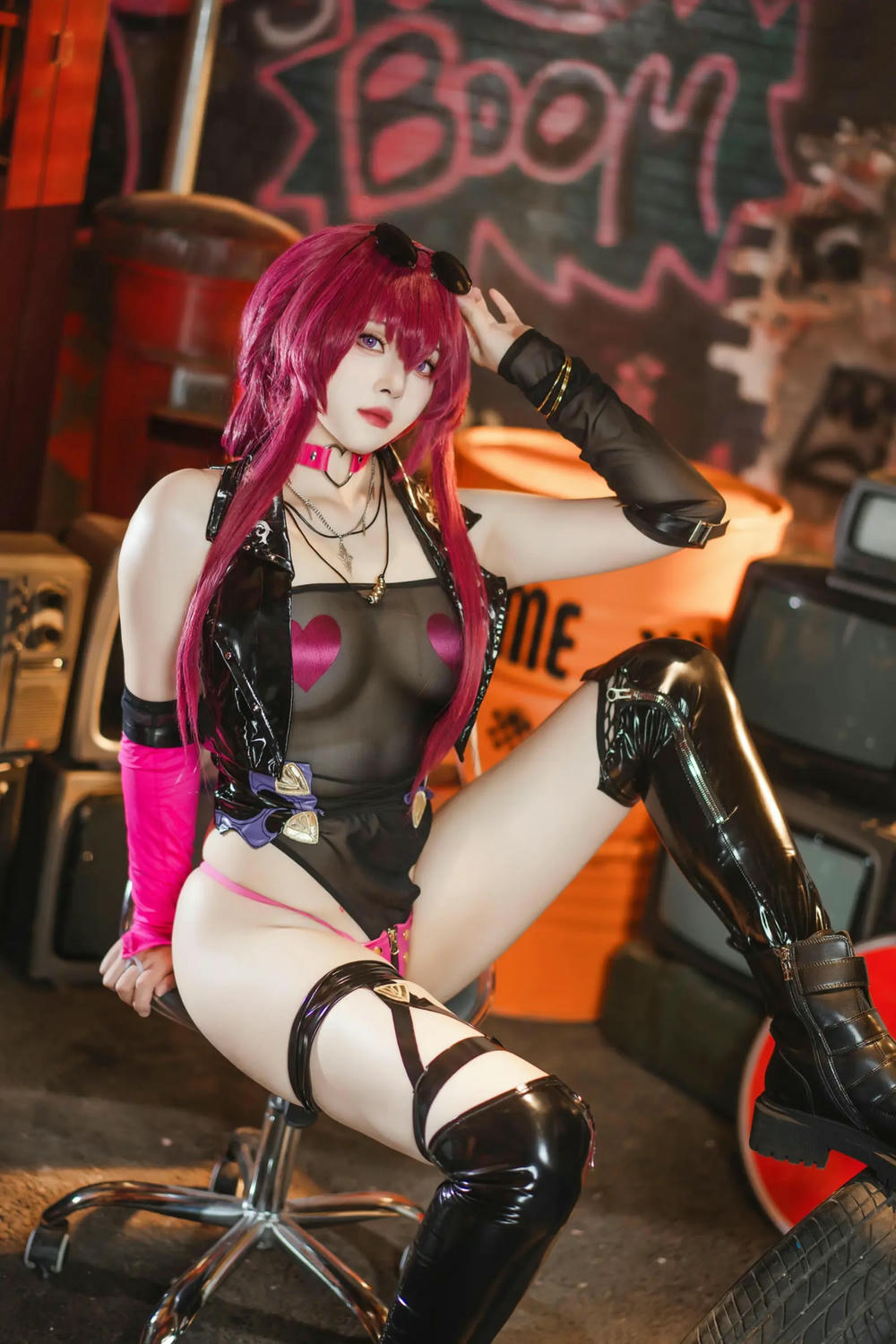 Natsuko夏夏子 崩壞·星穹鐵道 卡芙卡 朋克同人【60P】 – COSPLAY-御萝岛屿