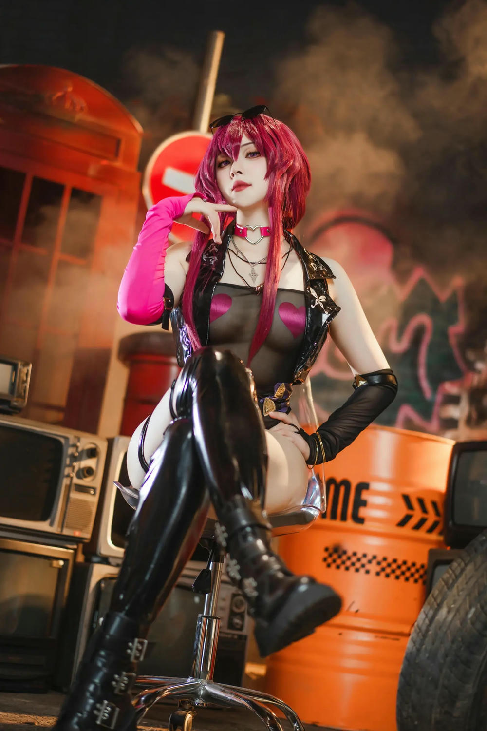 图片[3]-Natsuko夏夏子 崩壞·星穹鐵道 卡芙卡 朋克同人【60P】 – COSPLAY-御萝岛屿