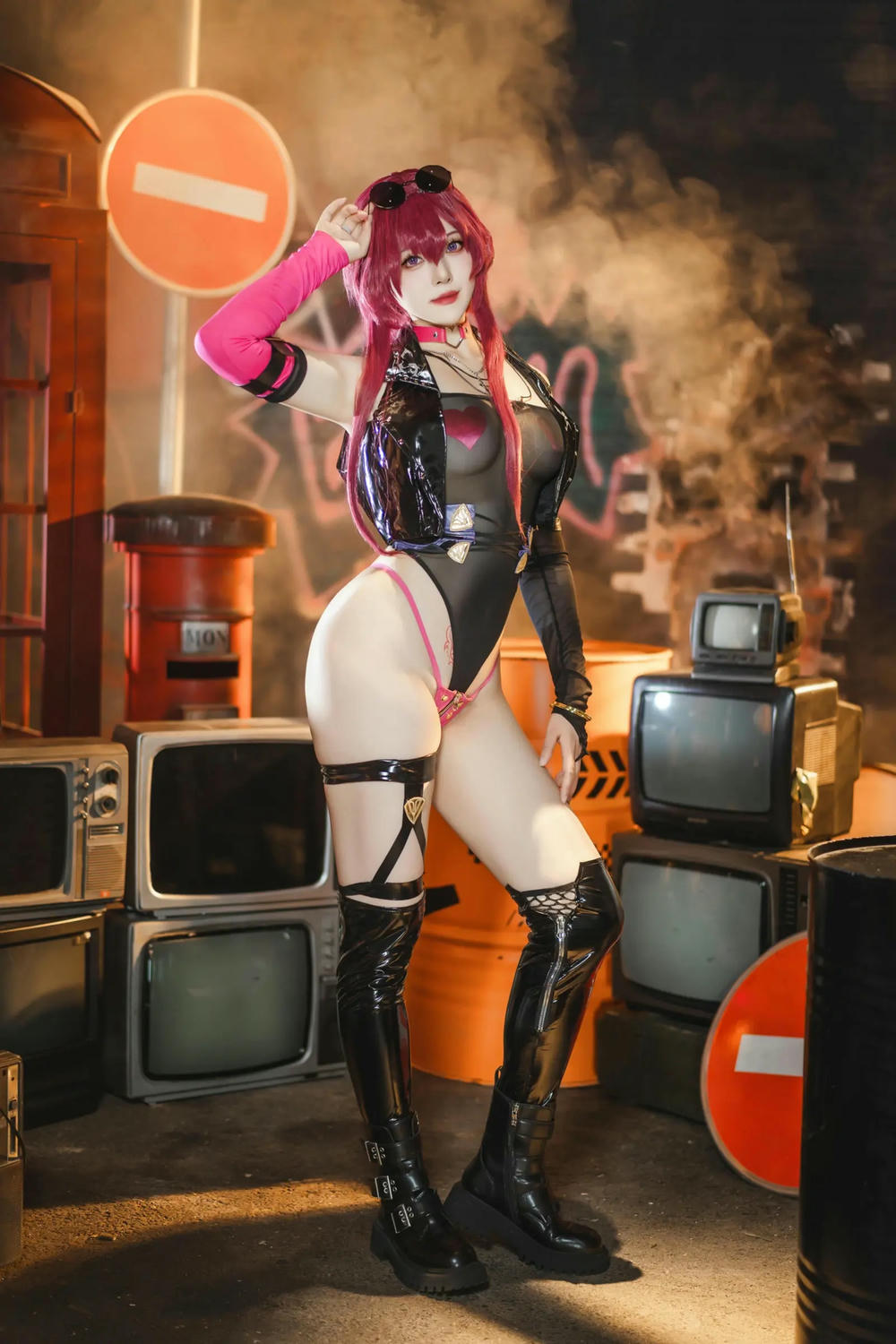 图片[15]-Natsuko夏夏子 崩壞·星穹鐵道 卡芙卡 朋克同人【60P】 – COSPLAY-御萝岛屿