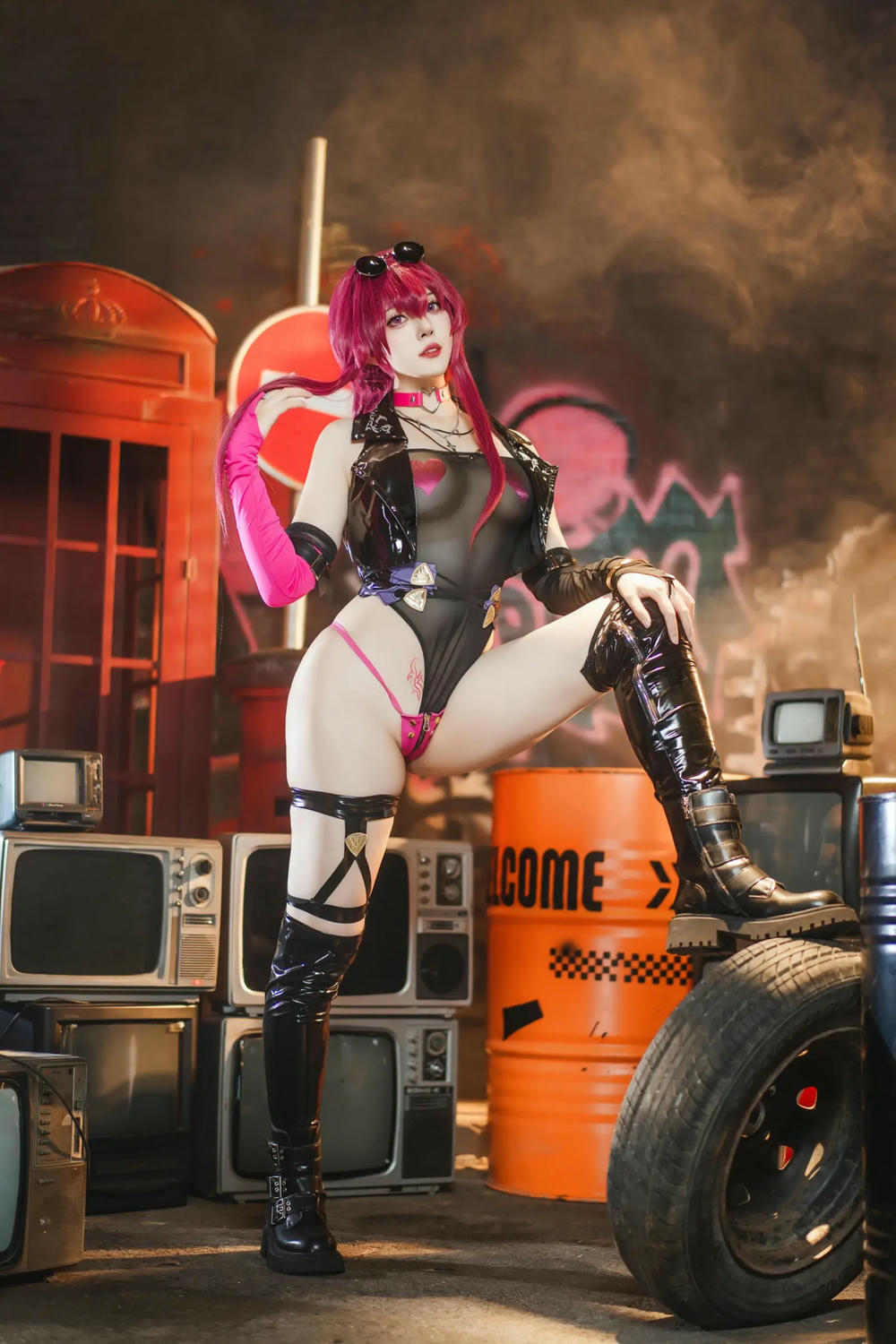 图片[25]-Natsuko夏夏子 崩壞·星穹鐵道 卡芙卡 朋克同人【60P】 – COSPLAY-御萝岛屿