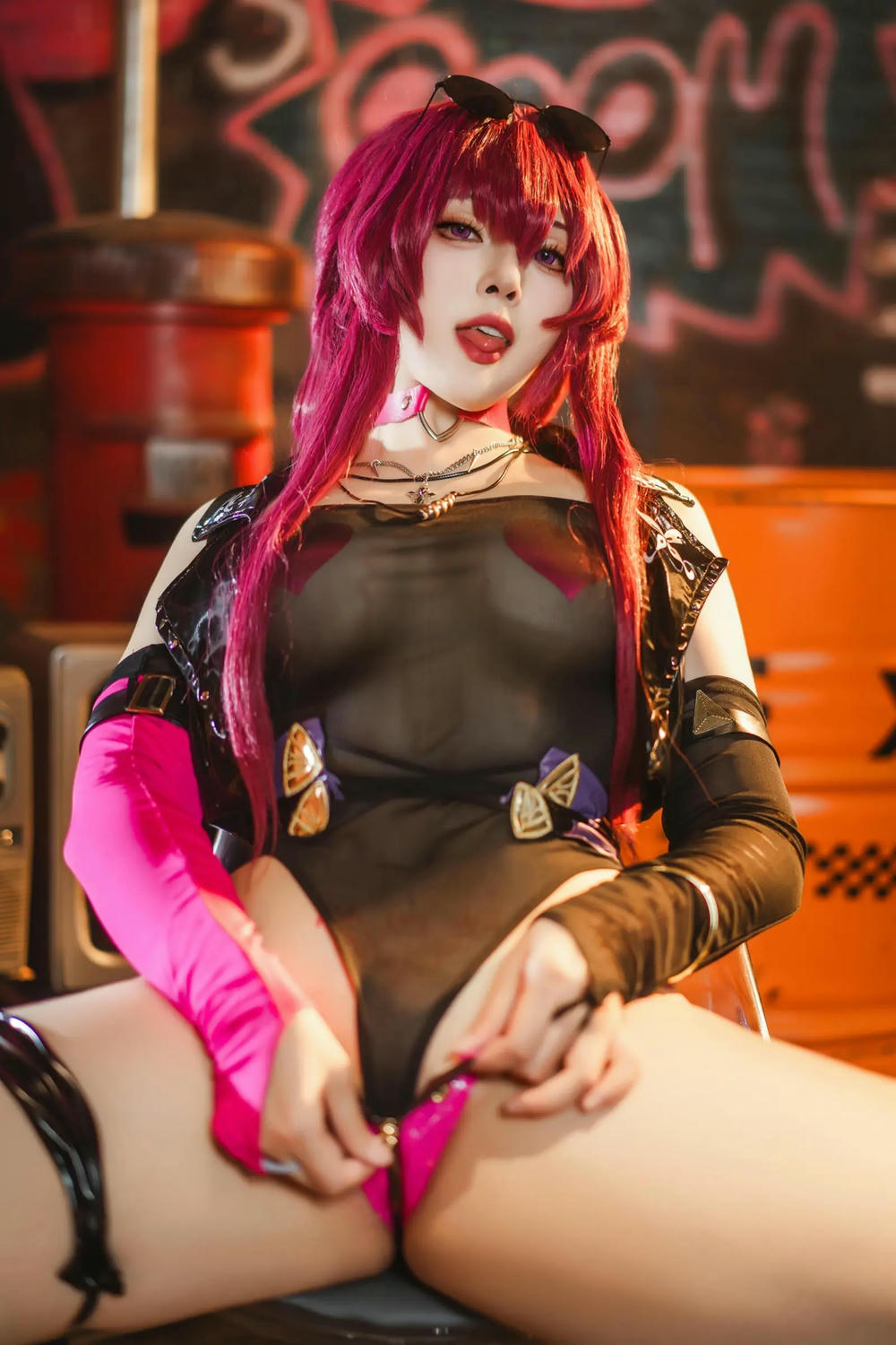 图片[33]-Natsuko夏夏子 崩壞·星穹鐵道 卡芙卡 朋克同人【60P】 – COSPLAY-御萝岛屿