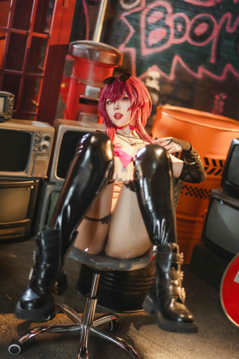 图片[49]-Natsuko夏夏子 崩壞·星穹鐵道 卡芙卡 朋克同人【60P】 – COSPLAY-御萝岛屿